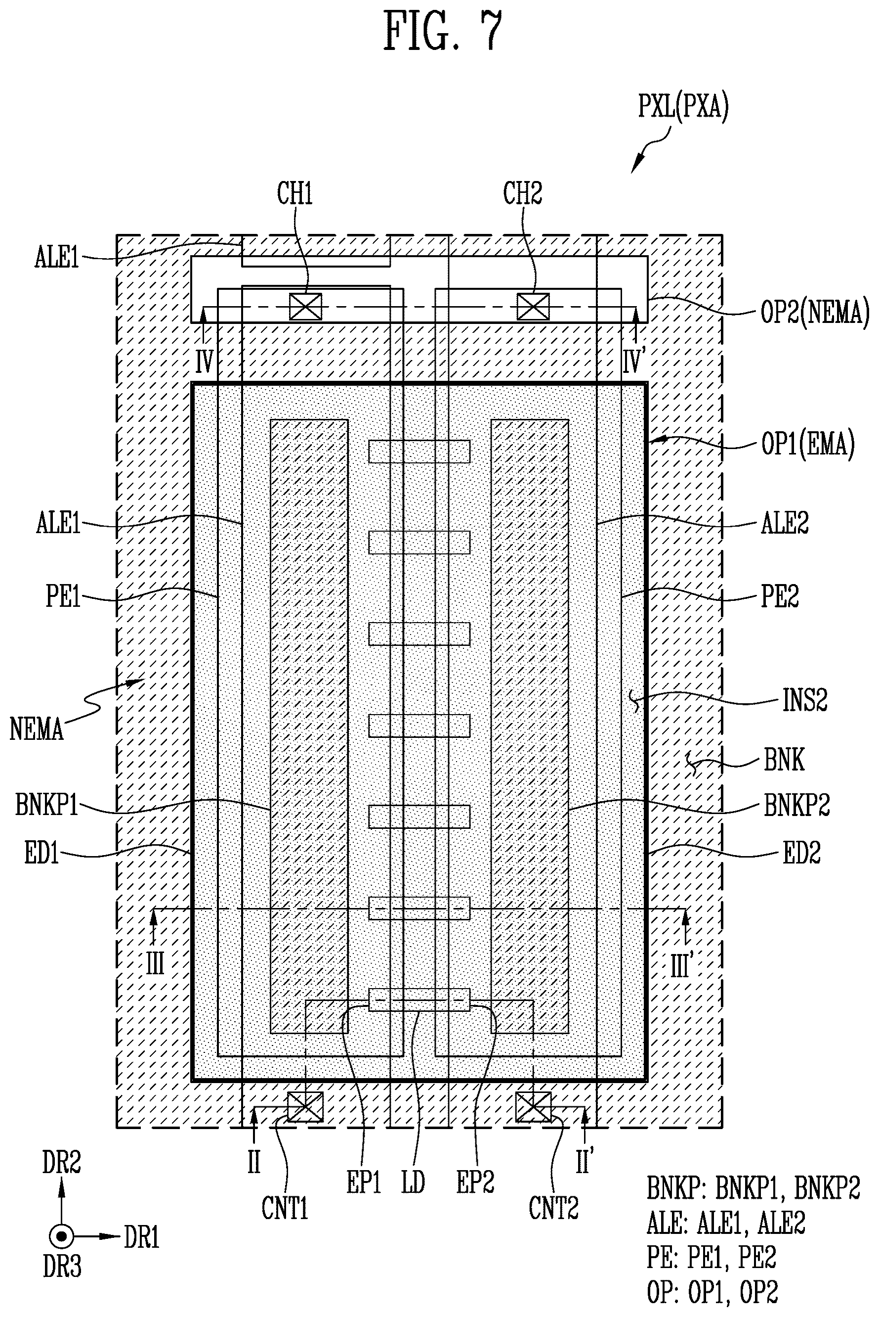 Patent US12622120 Figure 7 – Display device