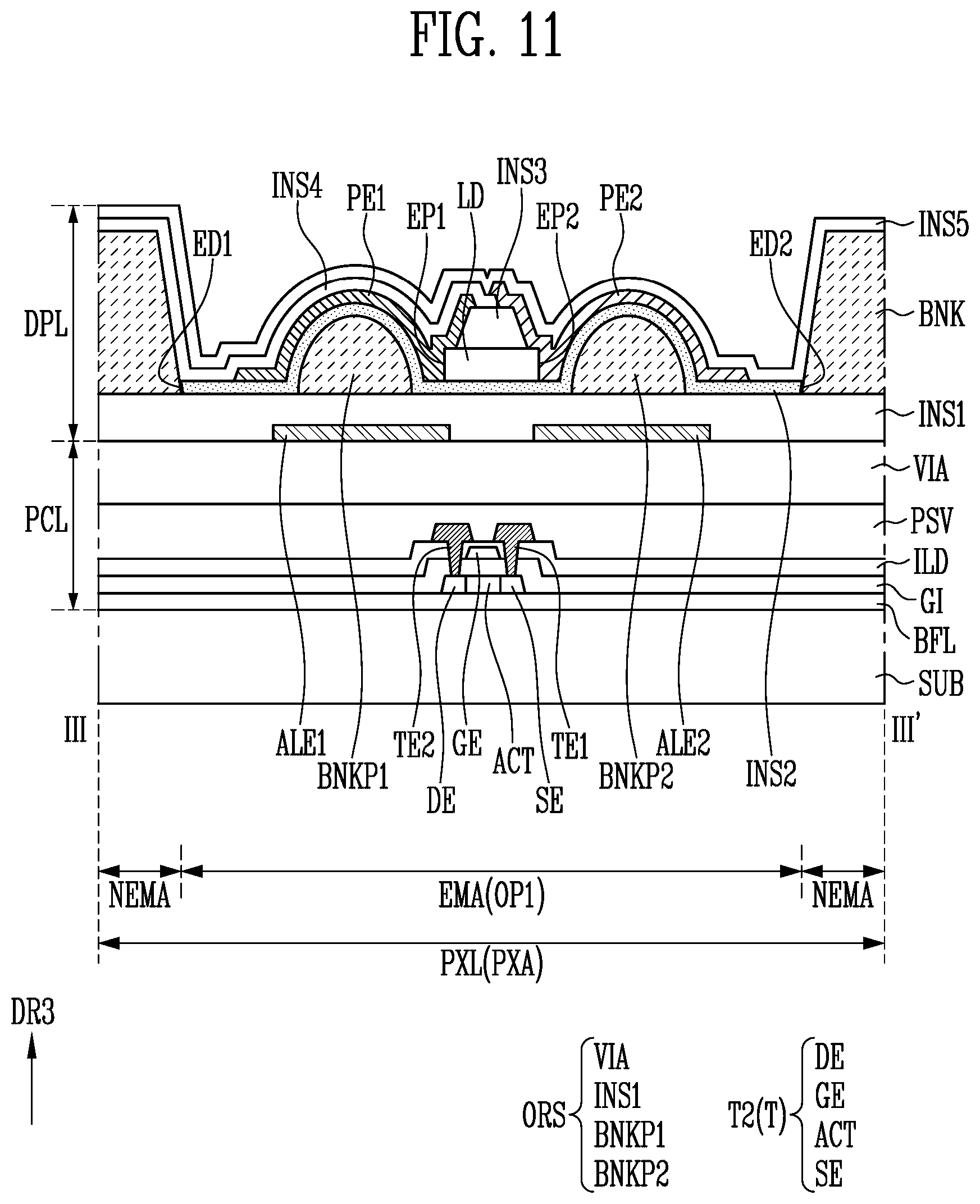 Patent US12622120 Figure 12 – Display device