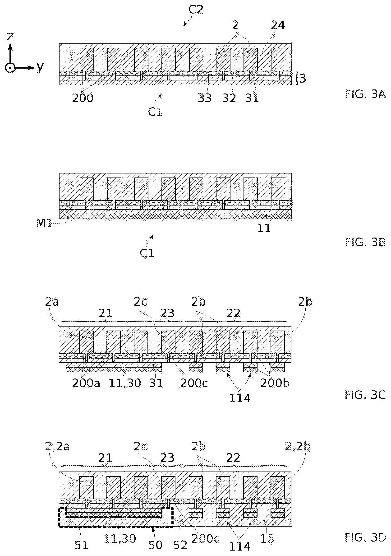 Patent US12622123 Figure 8 – Method for manufacturing an optoelectronic device