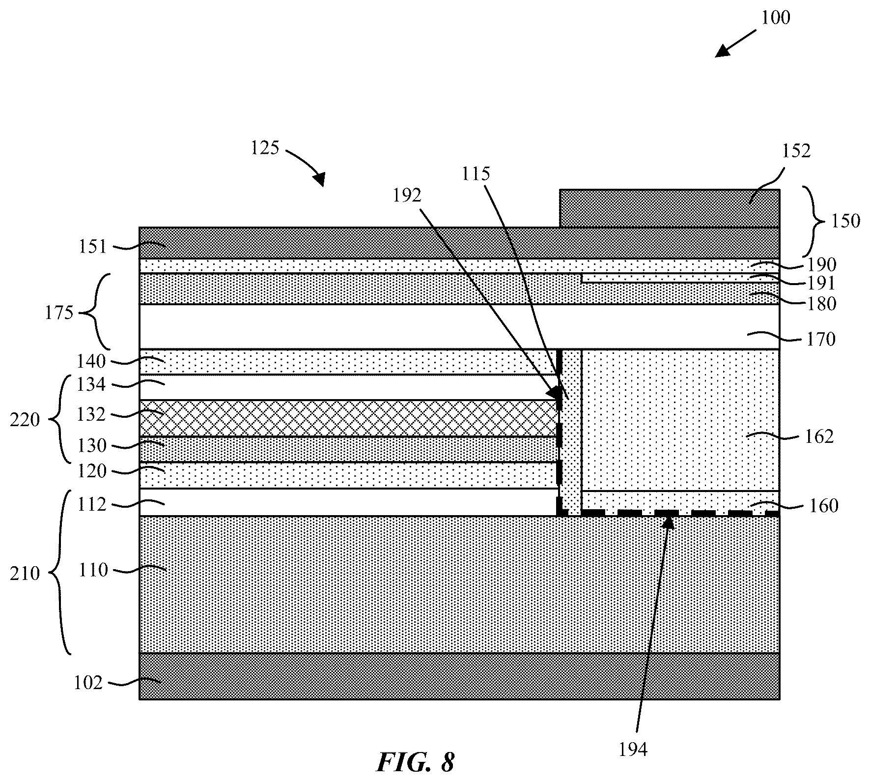 Patent US12622125 Figure 12 – Integrated bypass diode schemes for solar modules