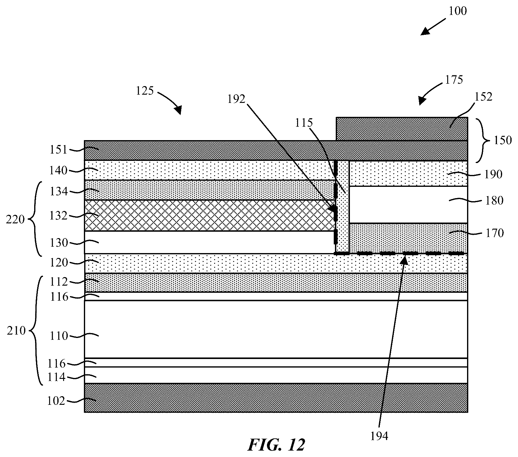 Patent US12622125 Figure 16 – Integrated bypass diode schemes for solar modules