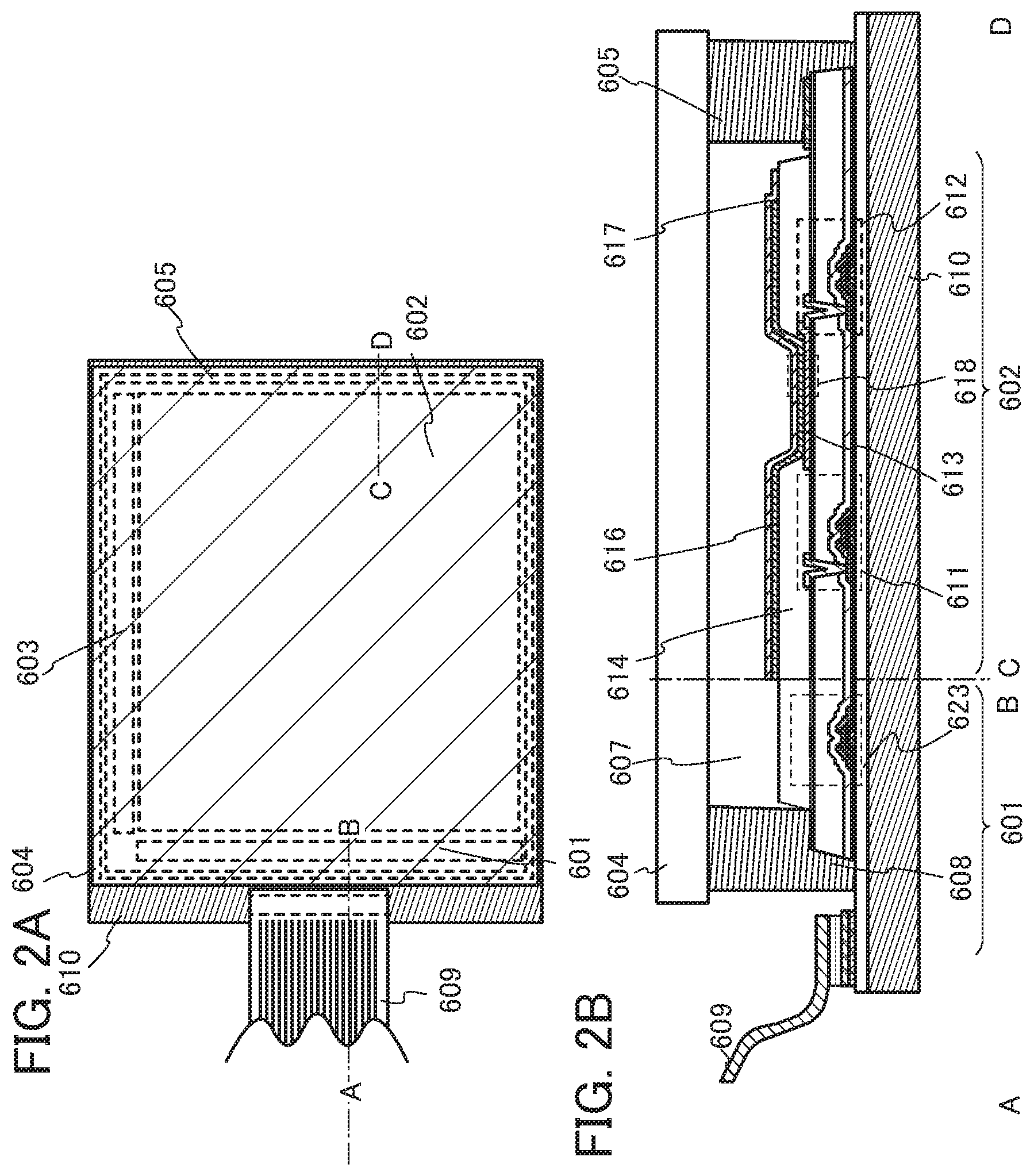 Patent US12622128 Figure 2 – Light-emitting device, light-emitting apparatus, electronic device, and lighting device