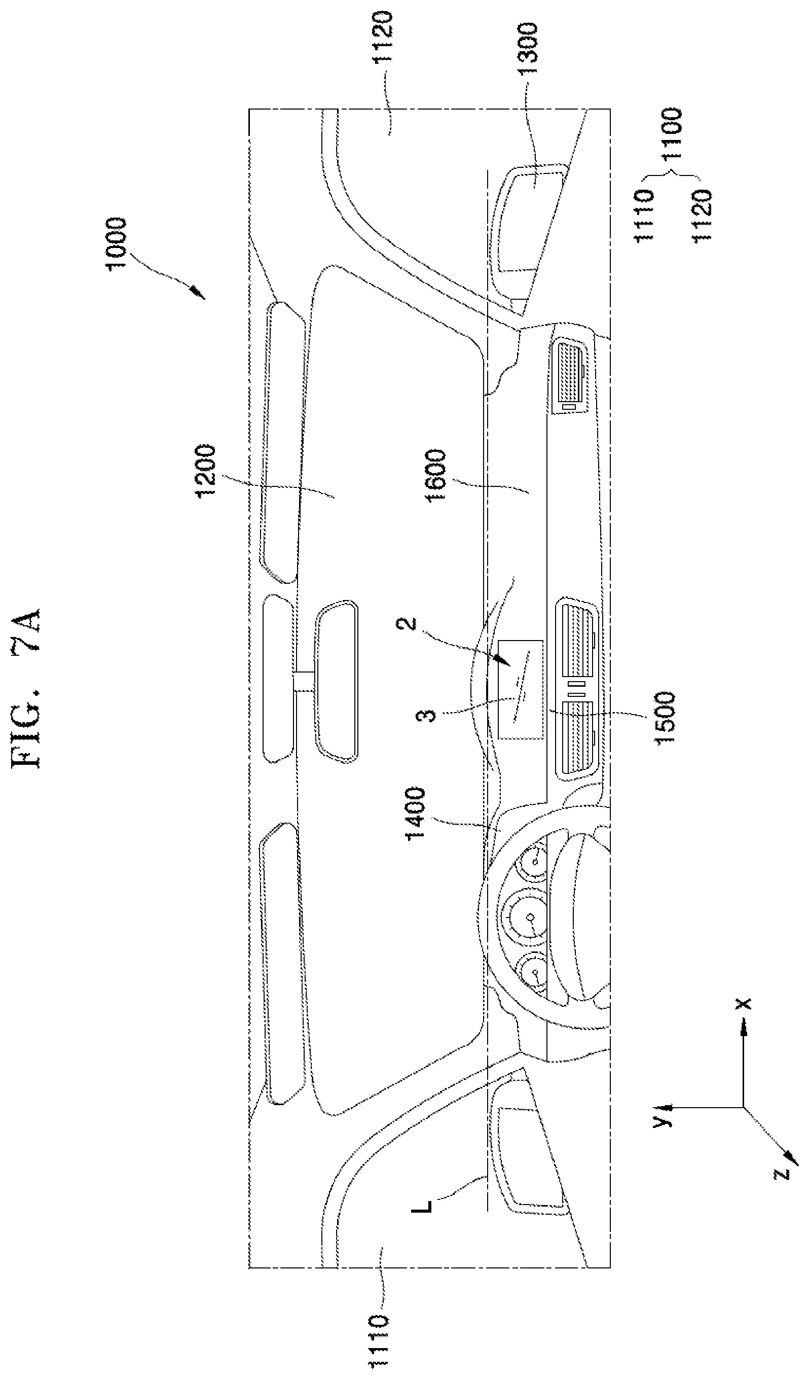 Patent US12622130 Figure 7 – Light-emitting device and electronic apparatus including the same