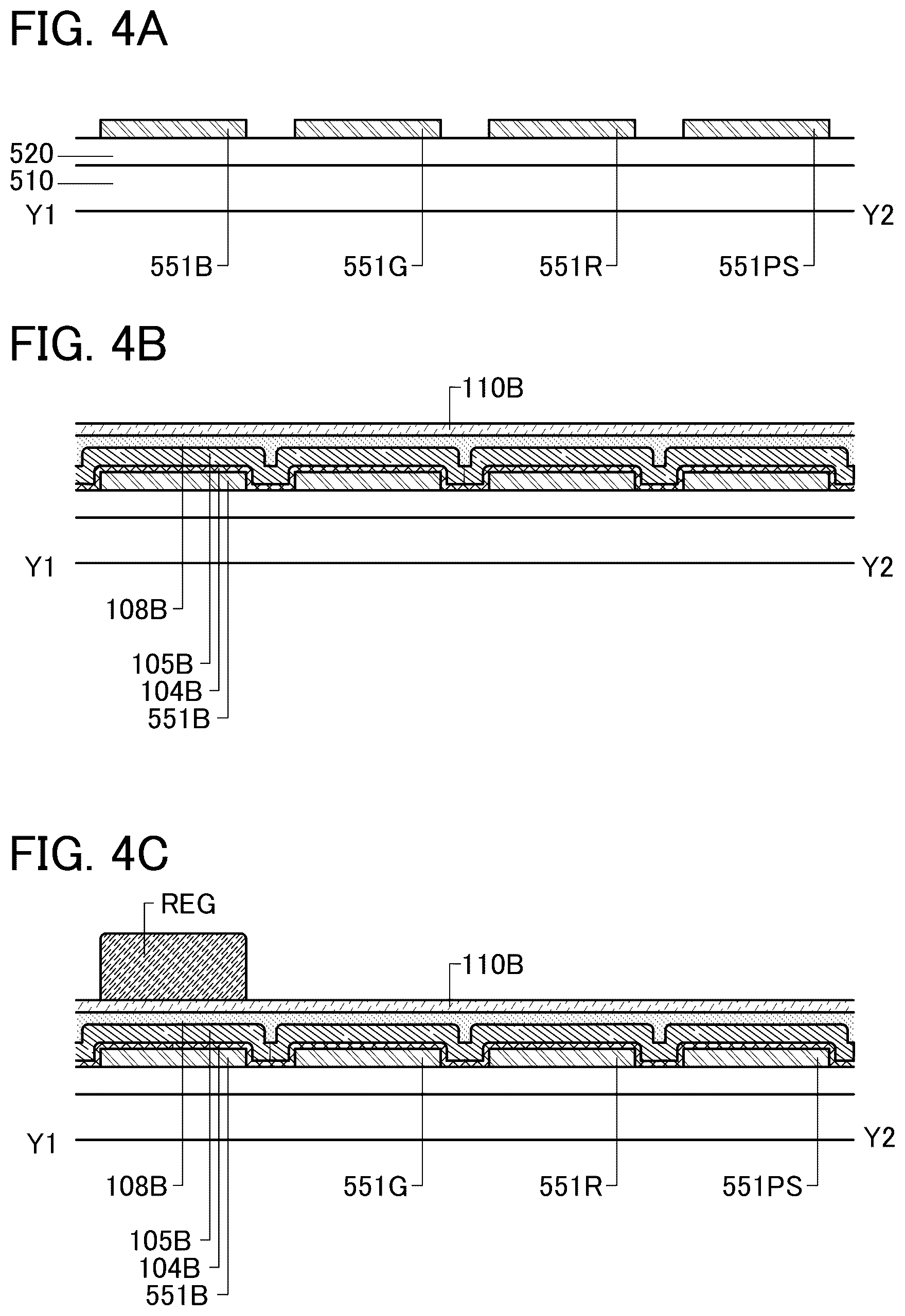 Patent US12622132 Figure 4 – Light-emitting device, light-emitting apparatus, electronic device, and lighting device