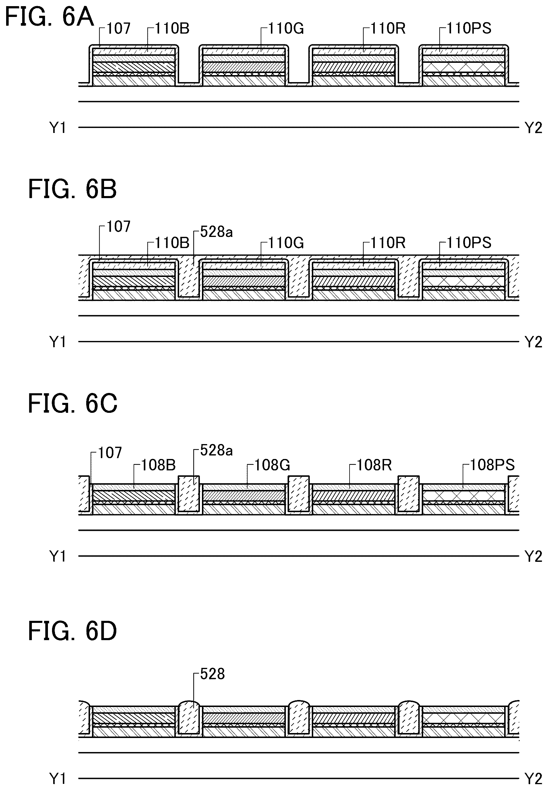 Patent US12622132 Figure 6 – Light-emitting device, light-emitting apparatus, electronic device, and lighting device