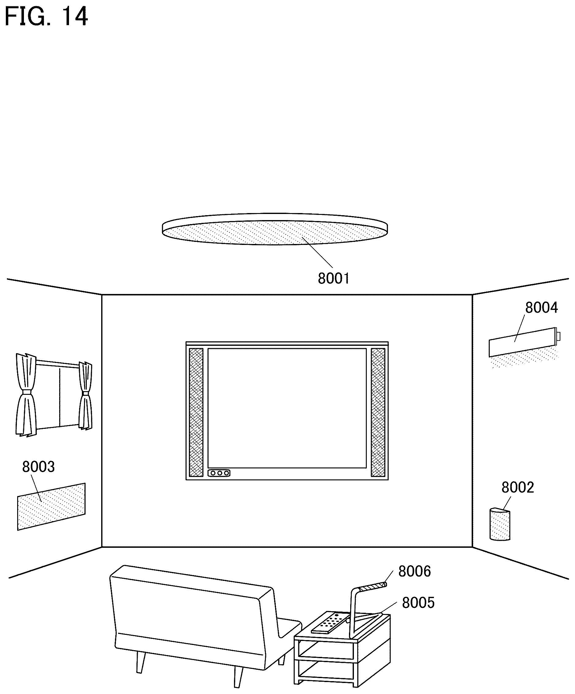 Patent US12622132 Figure 14 – Light-emitting device, light-emitting apparatus, electronic device, and lighting device