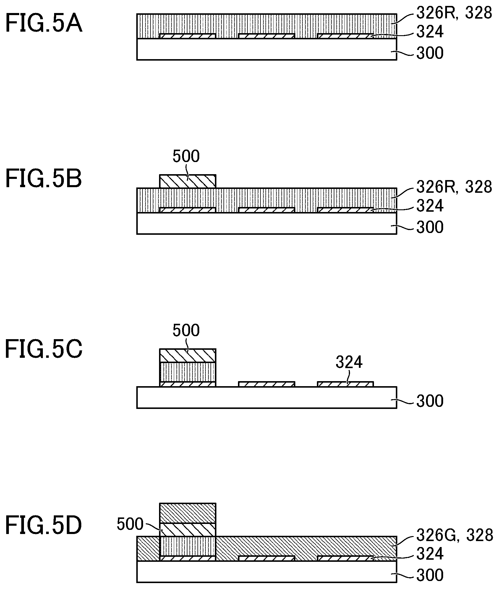 Patent US12622133 Figure 5 – Display device and method for manufacturing thereof