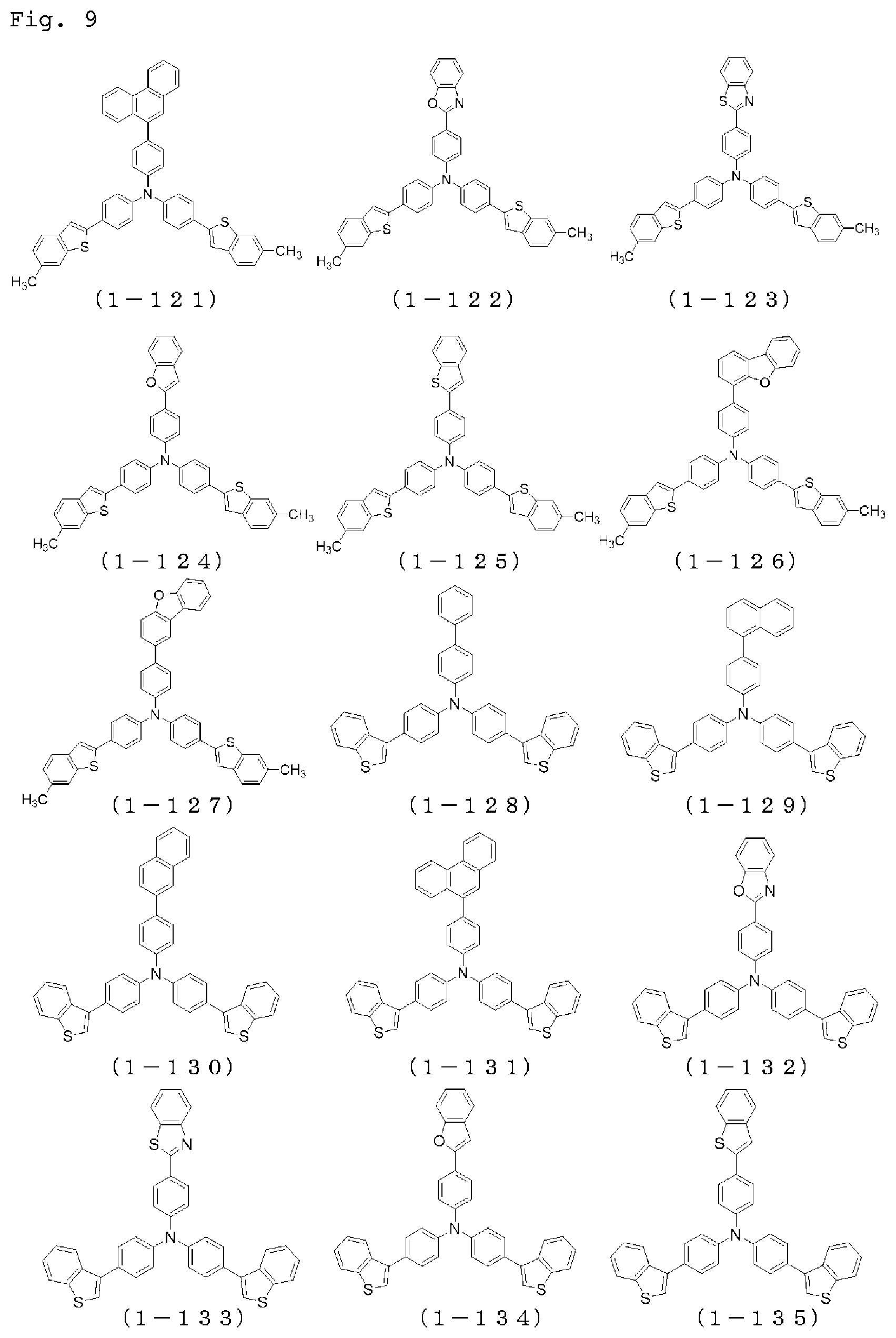 Patent US12622134 Figure 9 – Organic electroluminescent device, and electronic apparatus
