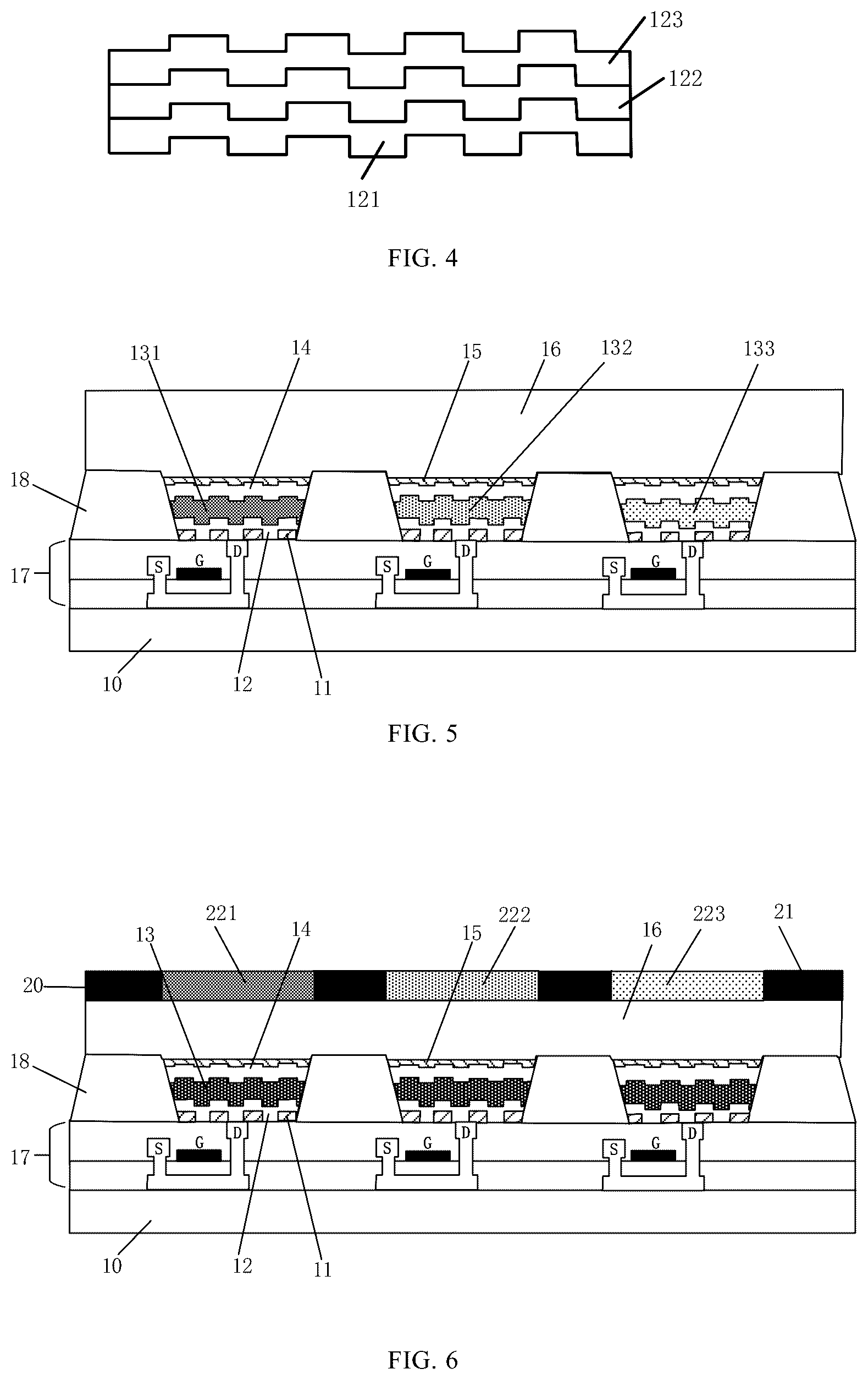Patent US12622135 Figure 2 – Organic light emitting diode and display panel