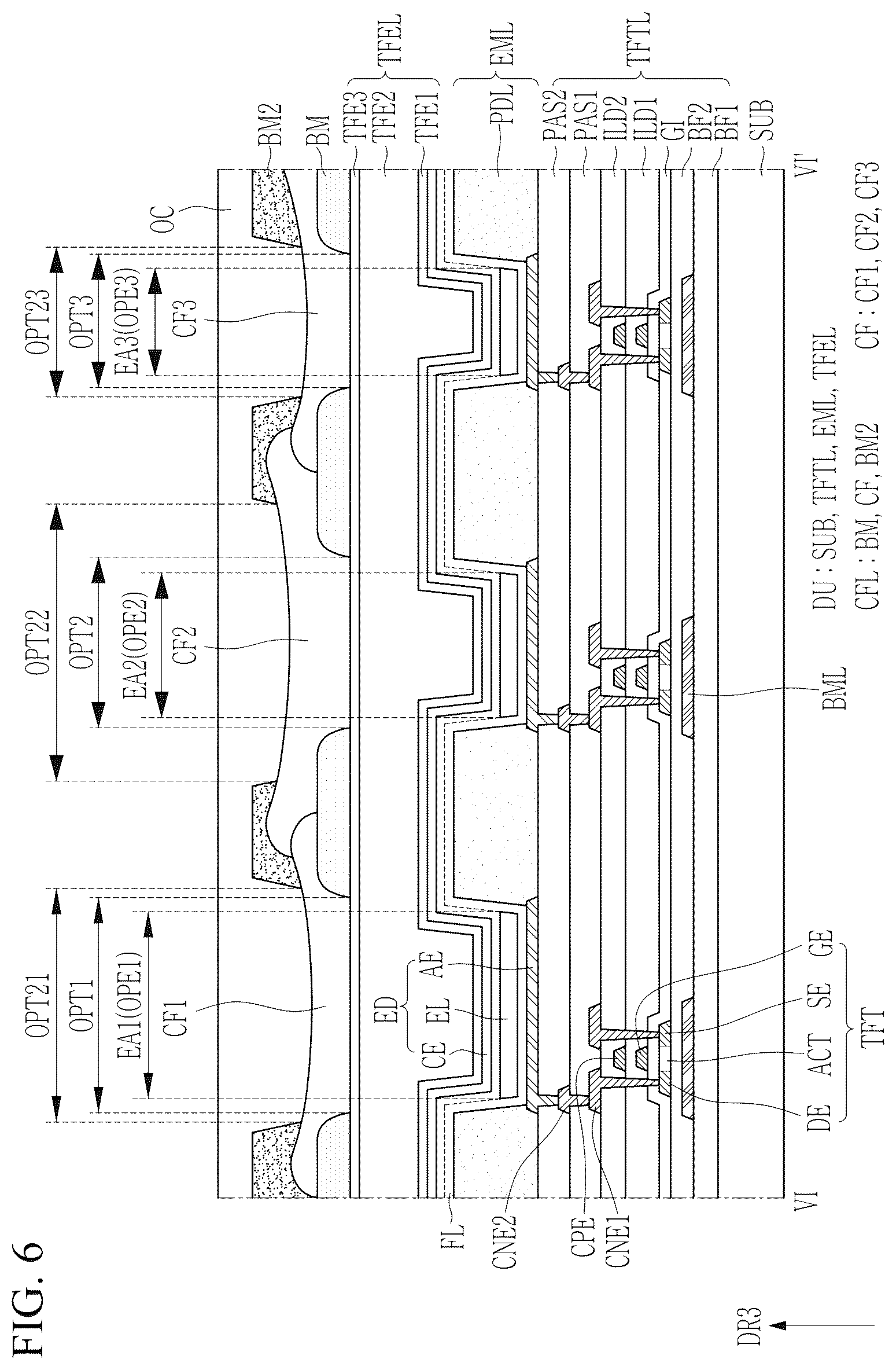Patent US12622137 Figure 6 – Display device and electronic device having the same