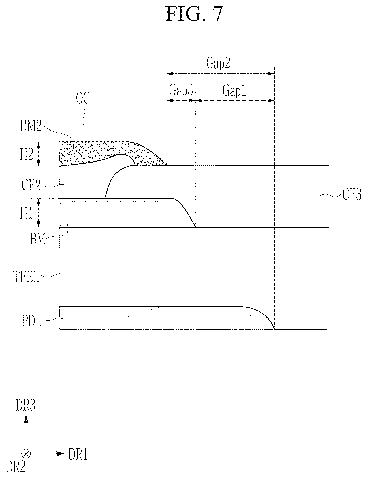 Patent US12622137 Figure 7 – Display device and electronic device having the same