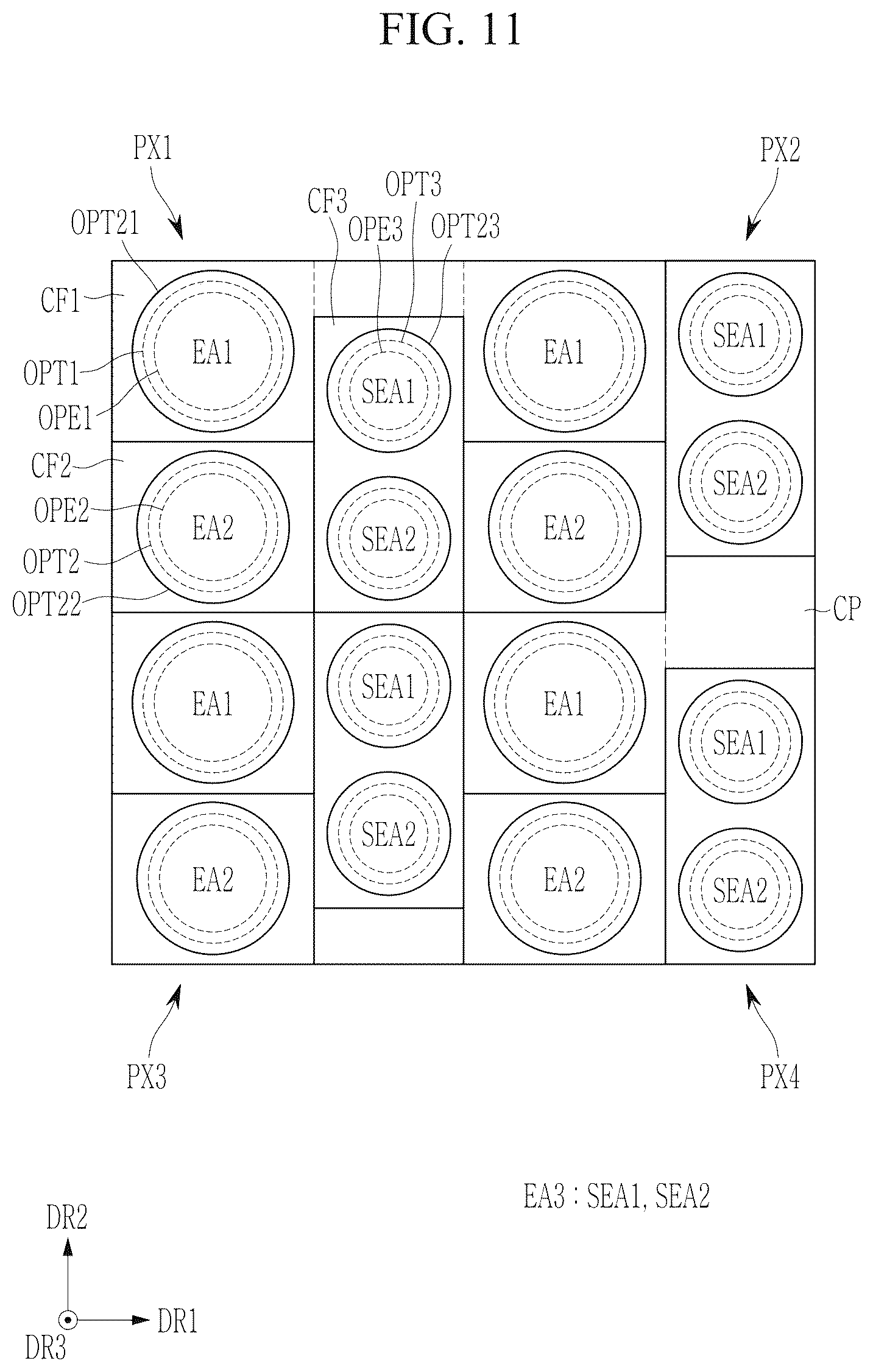 Patent US12622137 Figure 11 – Display device and electronic device having the same
