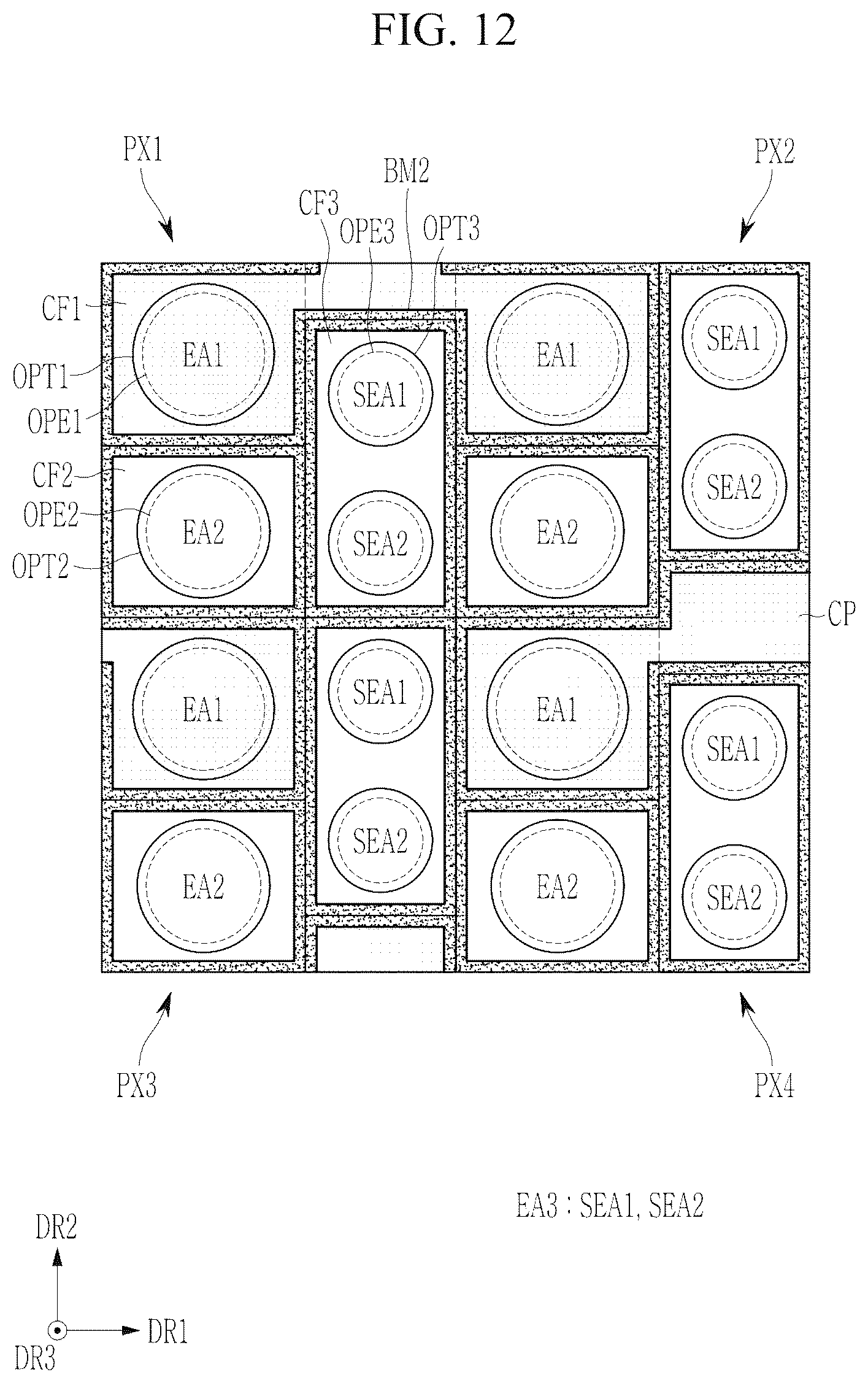 Patent US12622137 Figure 12 – Display device and electronic device having the same