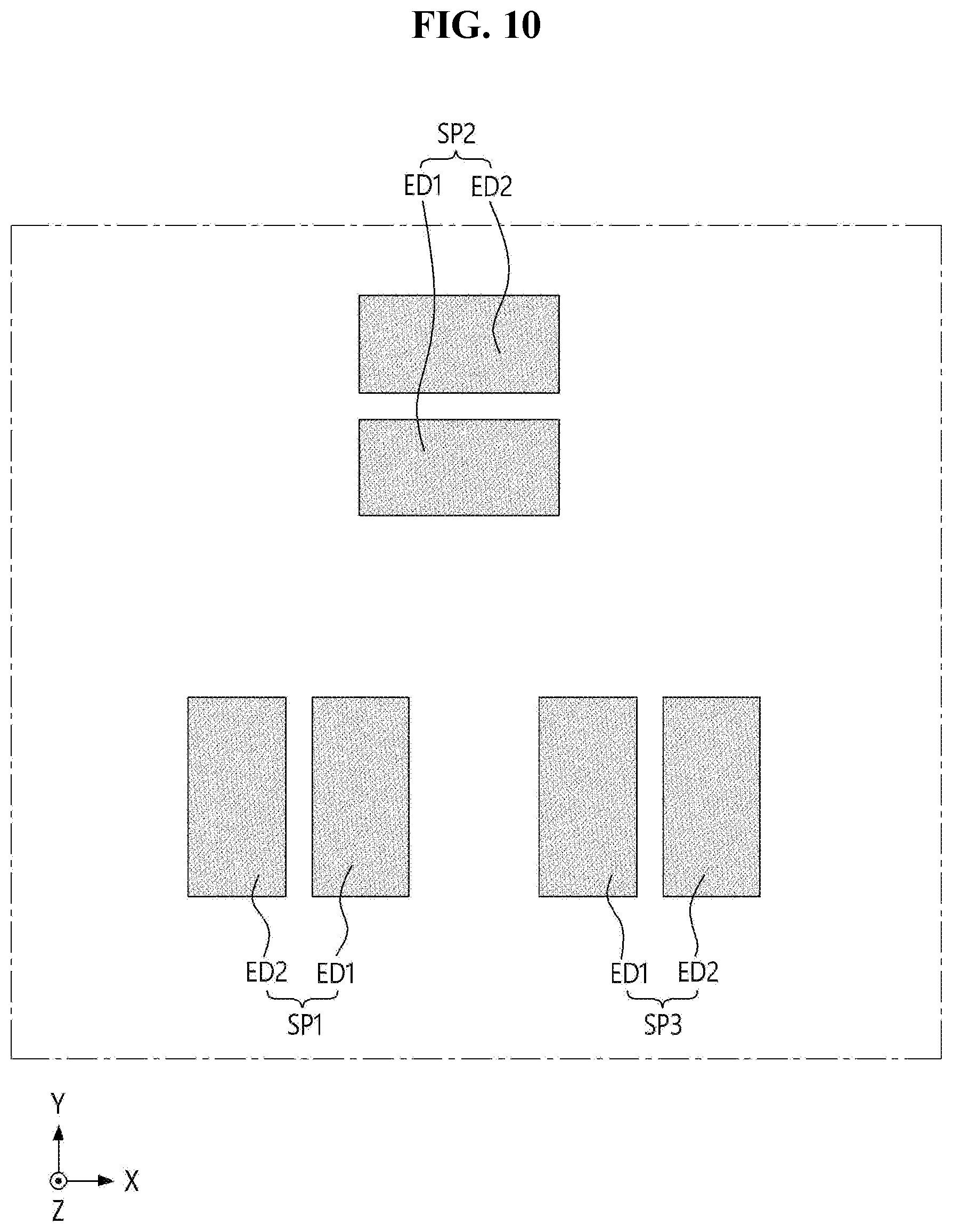Patent US12622138 Figure 10 – Display device