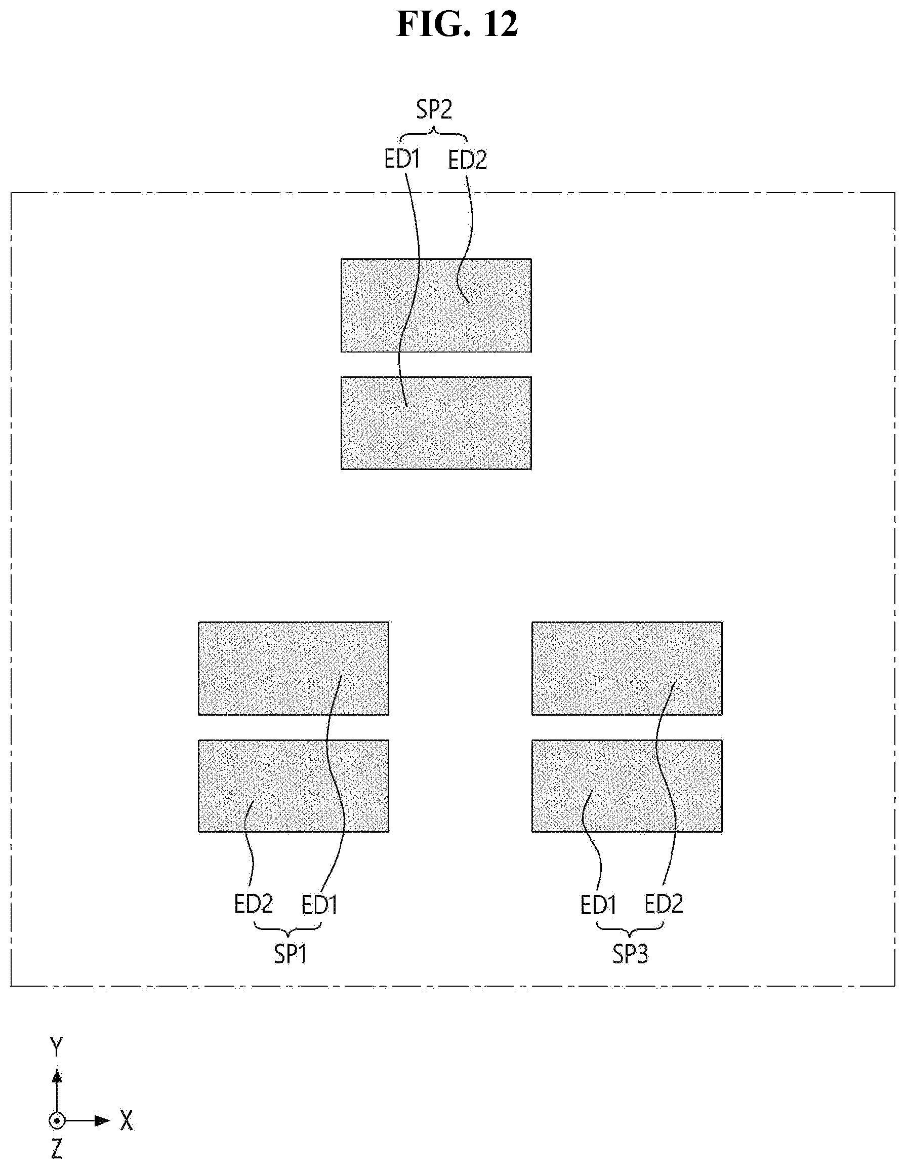 Patent US12622138 Figure 12 – Display device