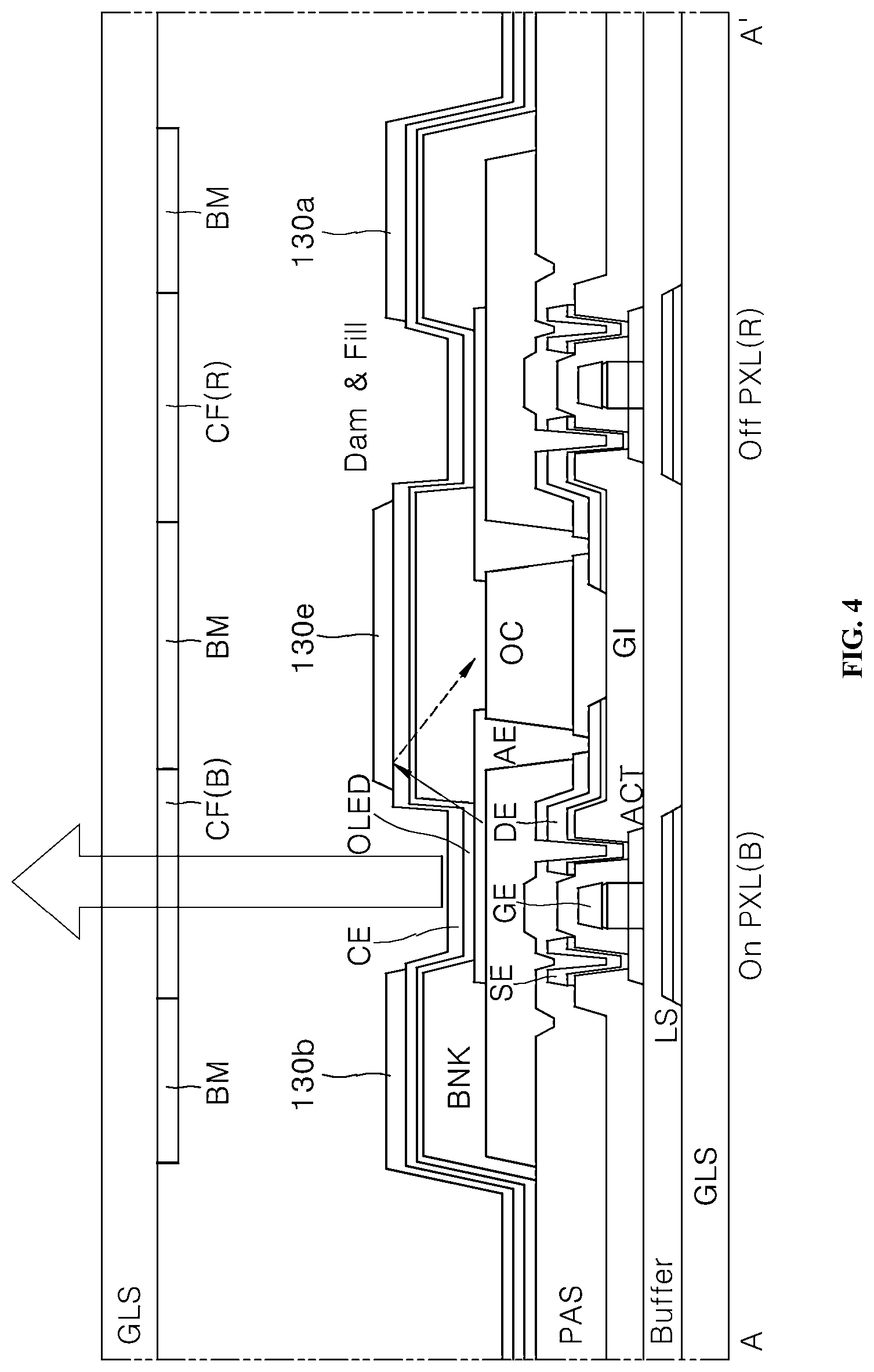 Patent US12622139 Figure 5 – Display panel and display device including the same