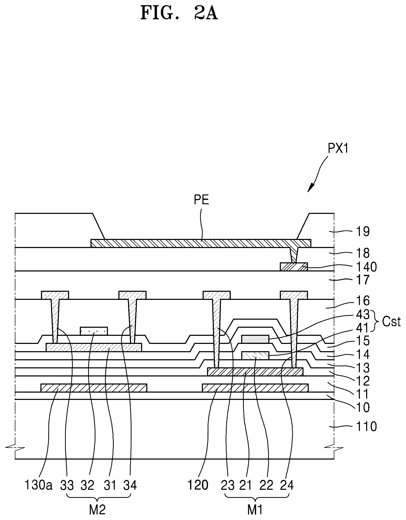 Patent US12622140 Figure 2 – Display apparatus
