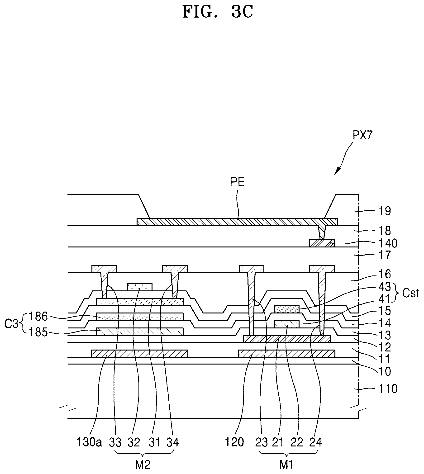 Patent US12622140 Figure 8 – Display apparatus