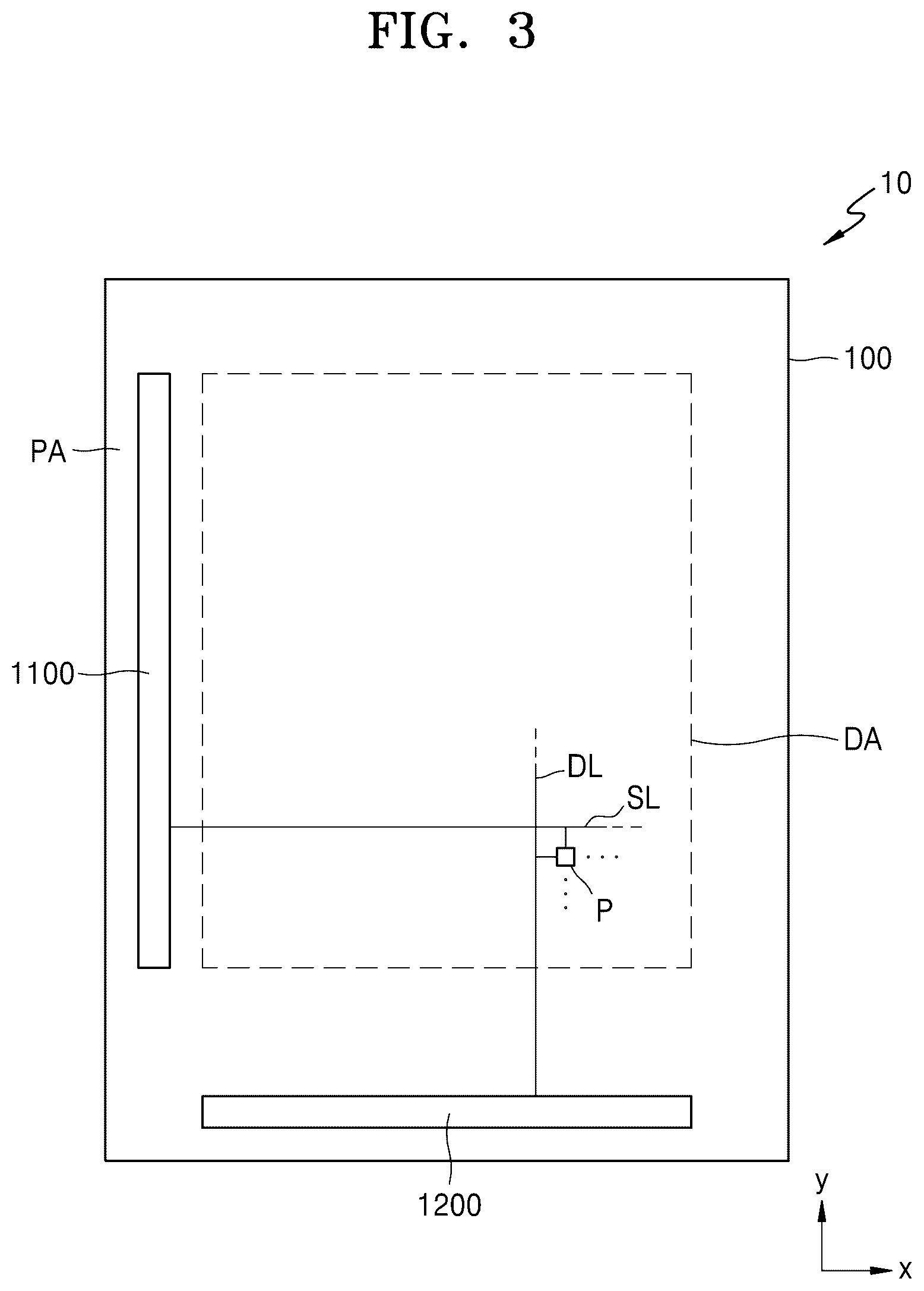 Patent US12622141 Figure 3 – Display device