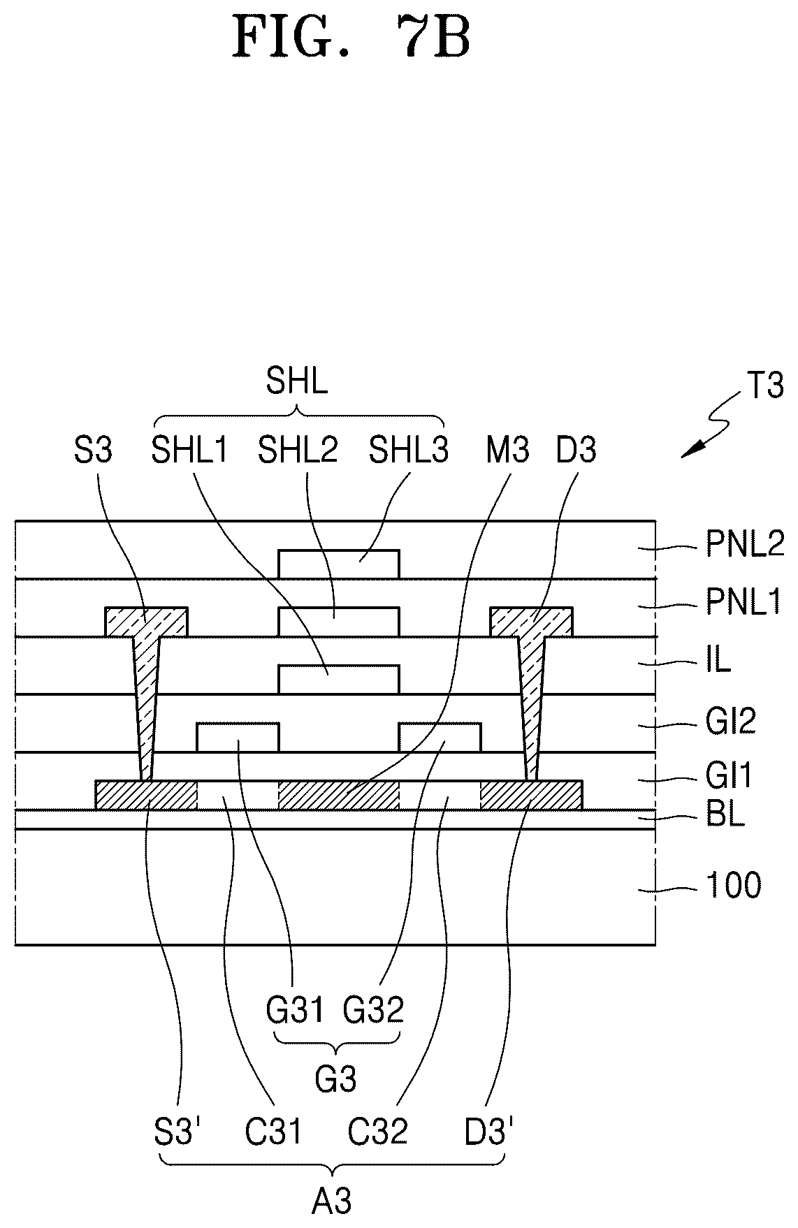 Patent US12622141 Figure 8 – Display device