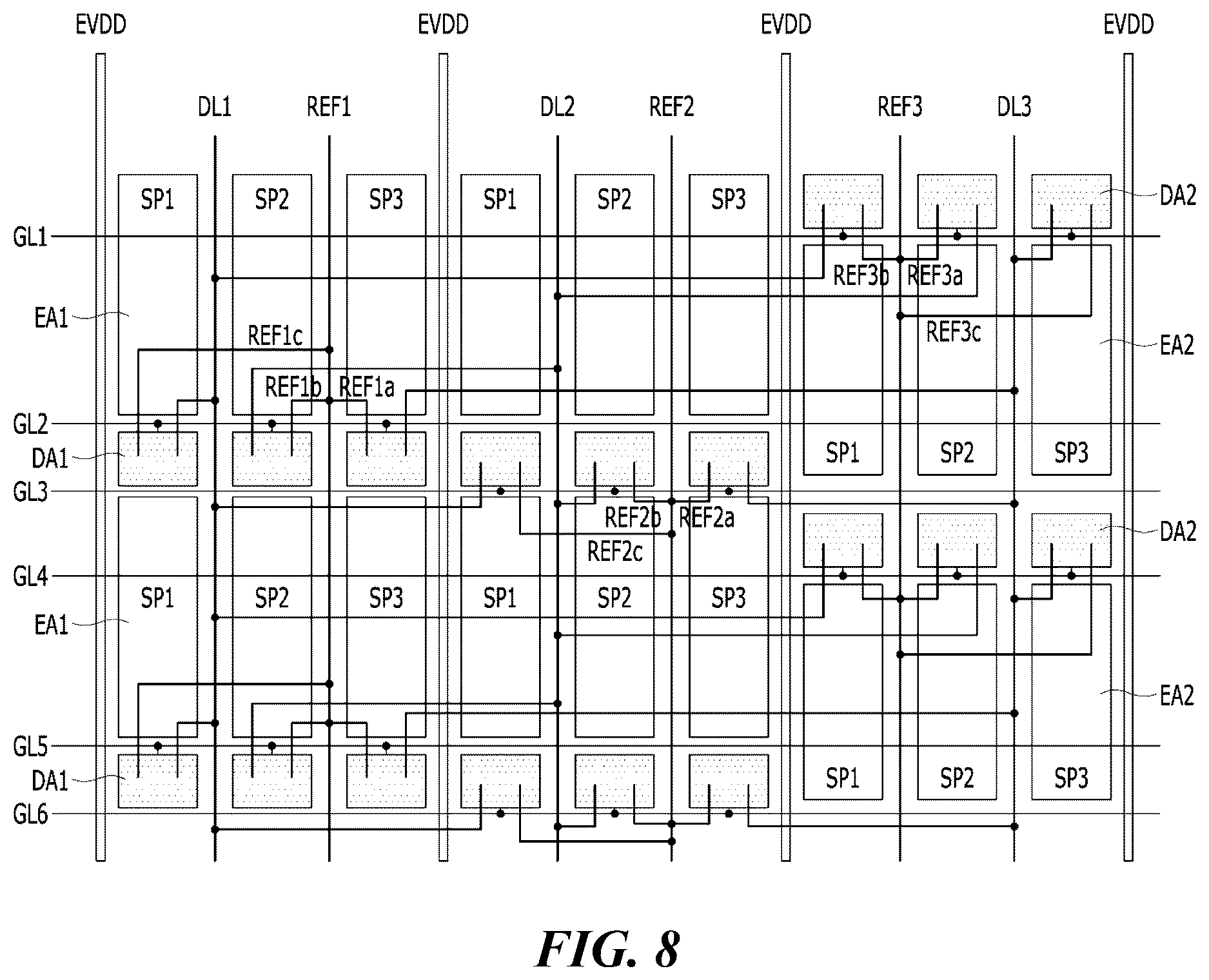Patent US12622144 Figure 5 – Display device