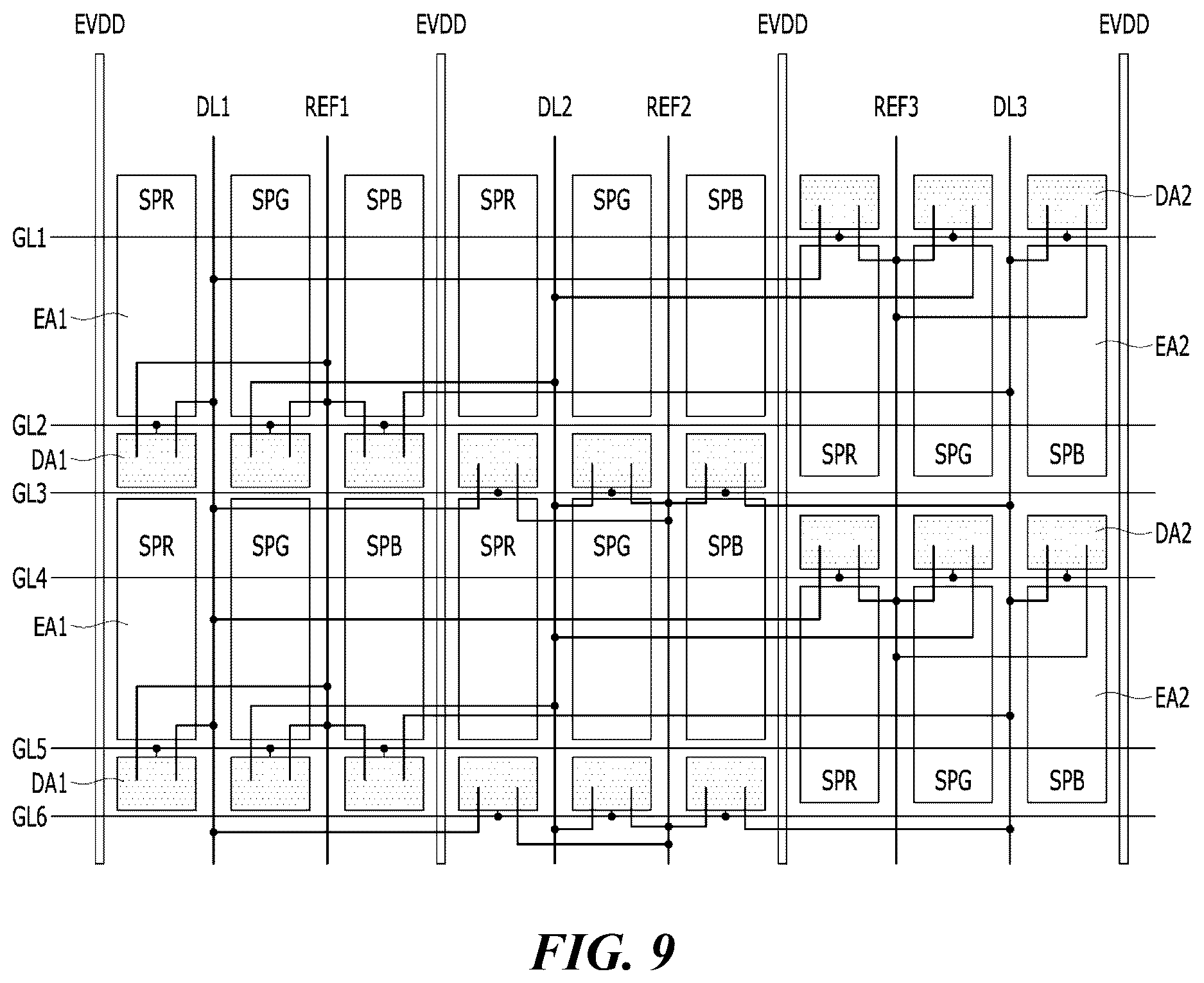 Patent US12622144 Figure 6 – Display device