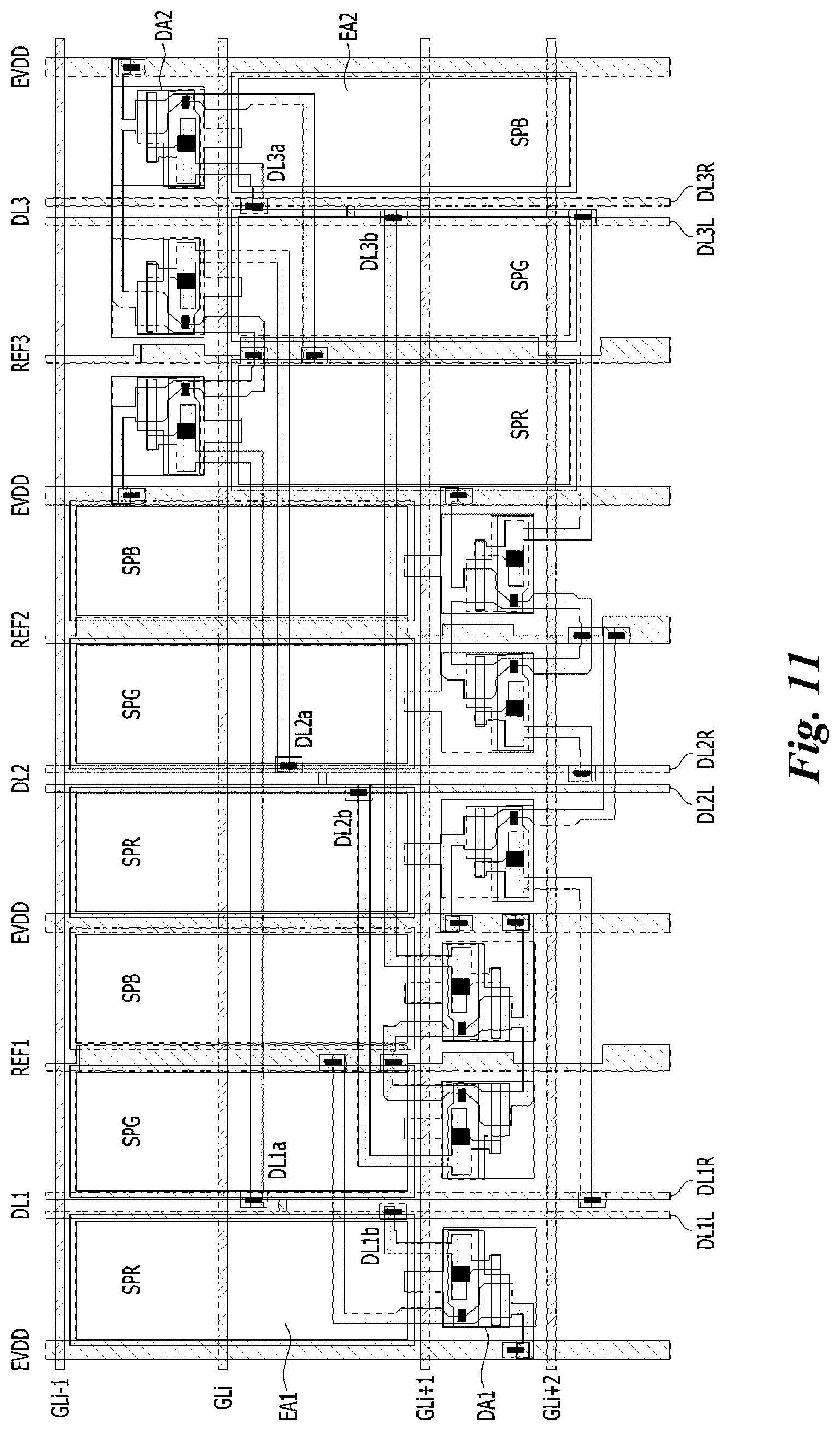 Patent US12622144 Figure 8 – Display device