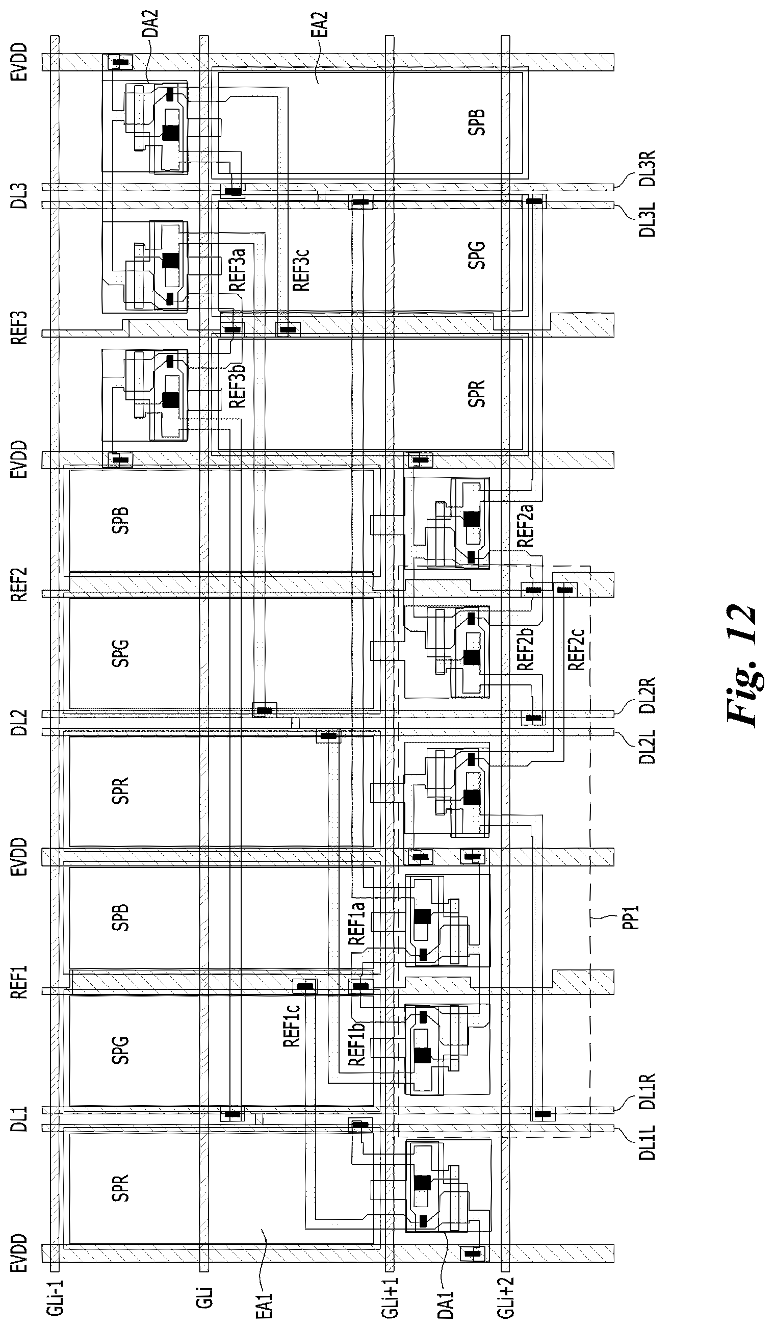 Patent US12622144 Figure 9 – Display device