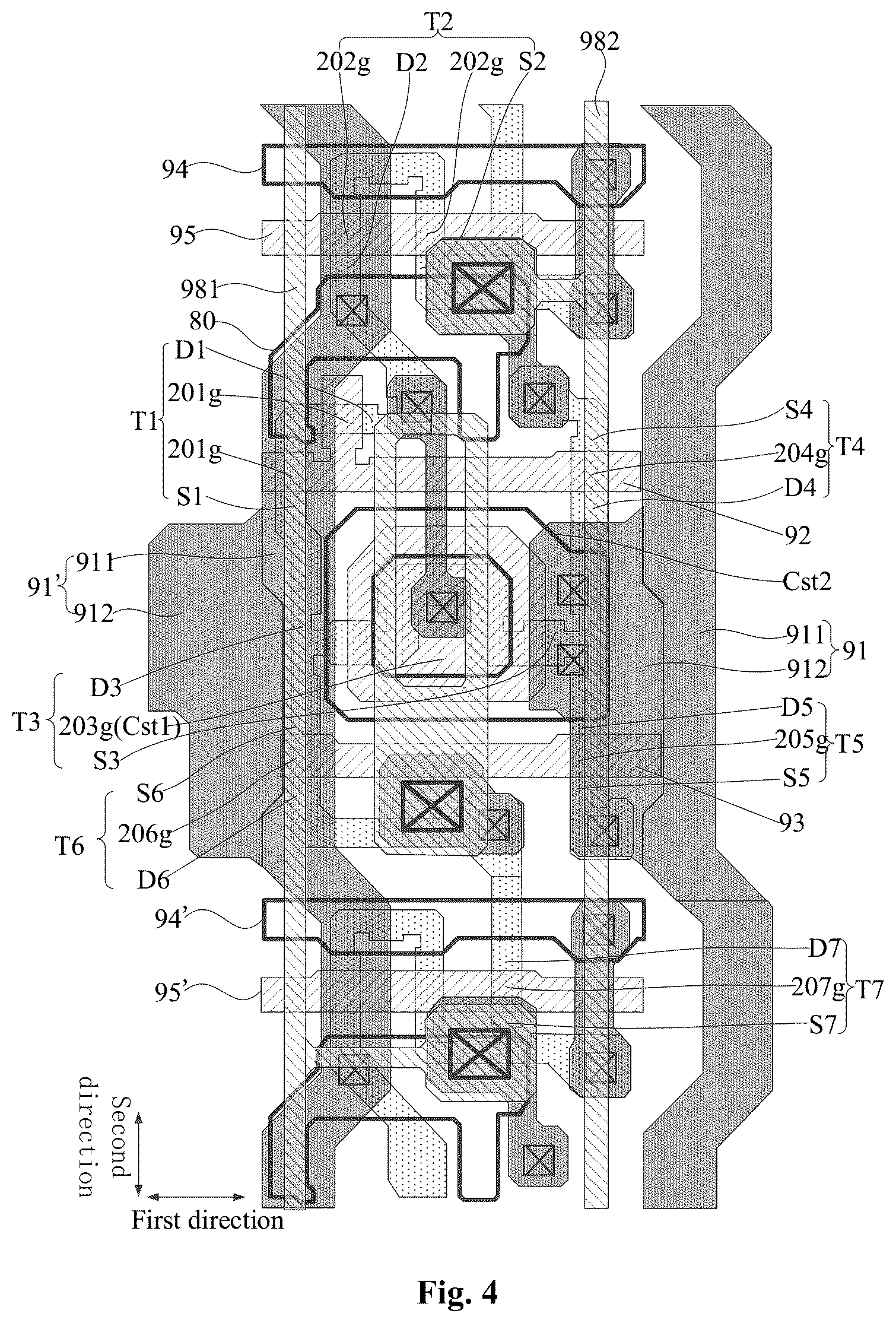 Patent US12622145 Figure 8 – Display substrate, and display apparatus