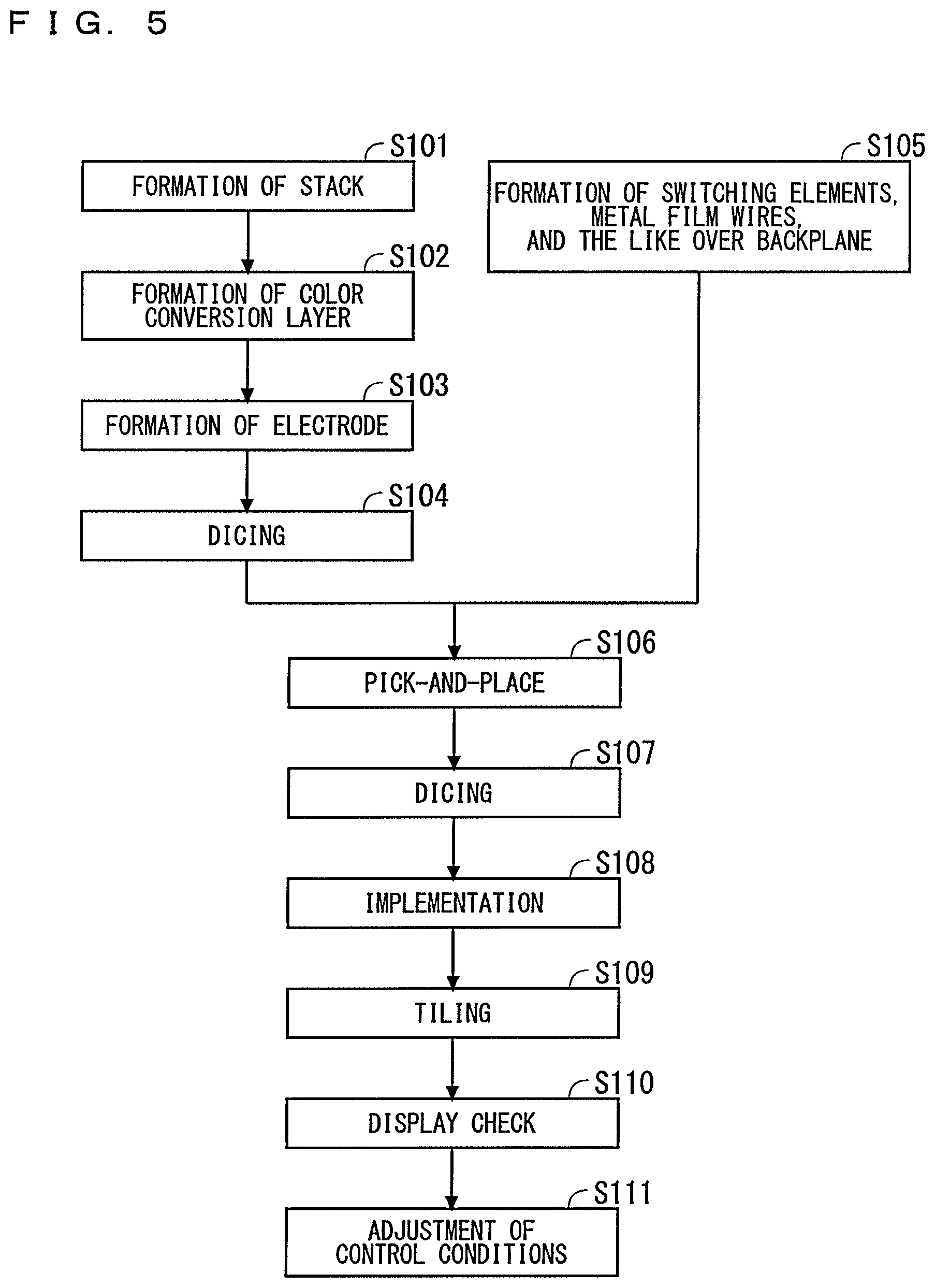 Patent US12622146 Figure 5 – Self-light emitting device
