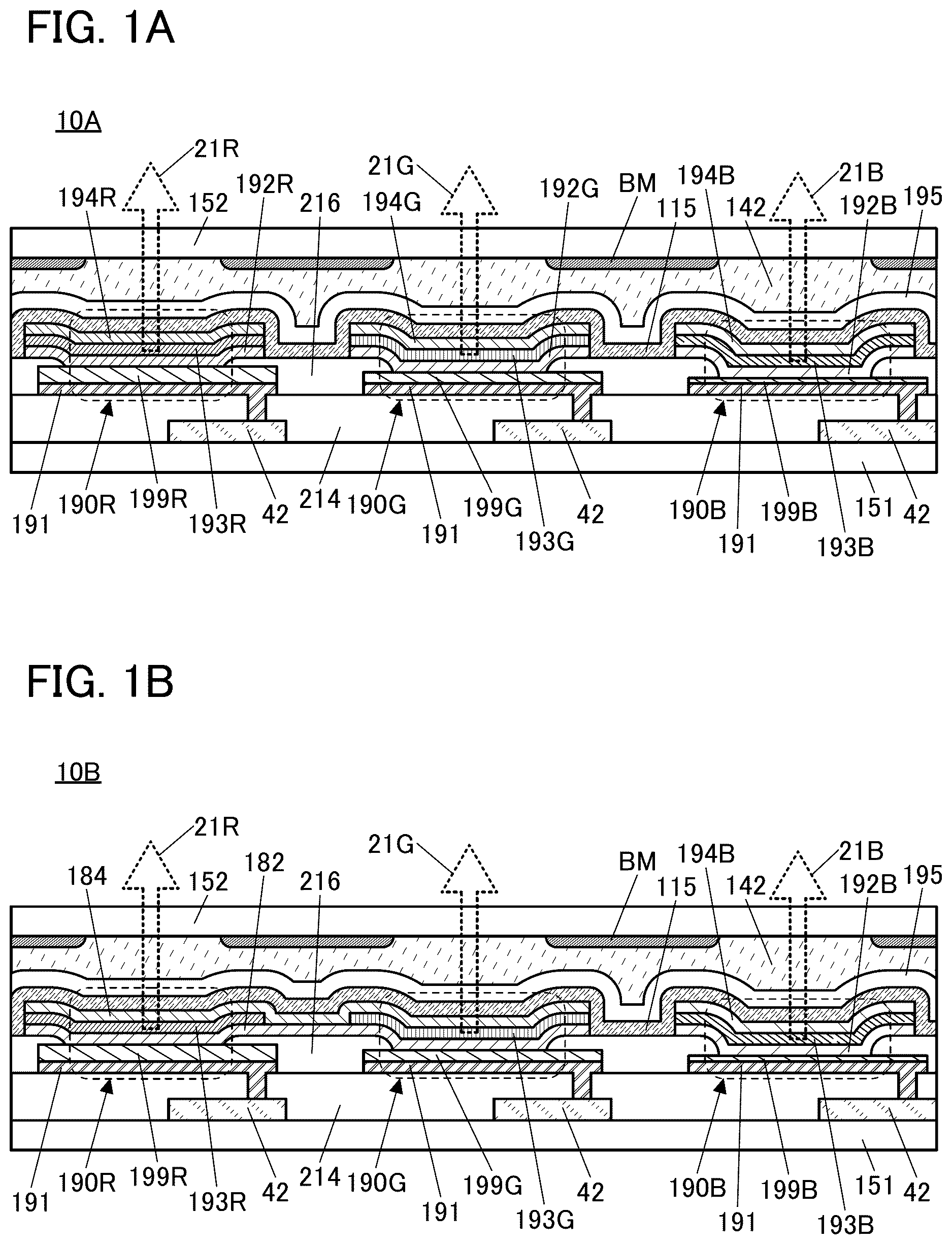 Patent US12622147 — Display device, display module, electronic device, and television device — Figure 1