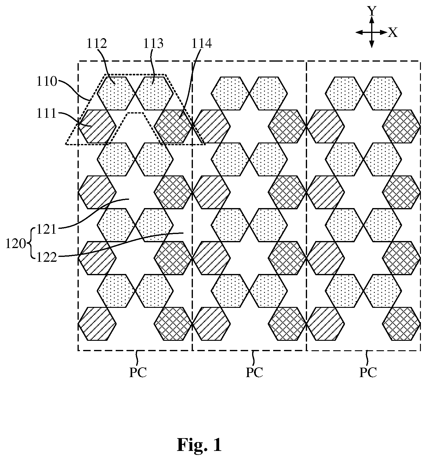 Patent US12622148 — Pixel structure and display panel — Figure 1
