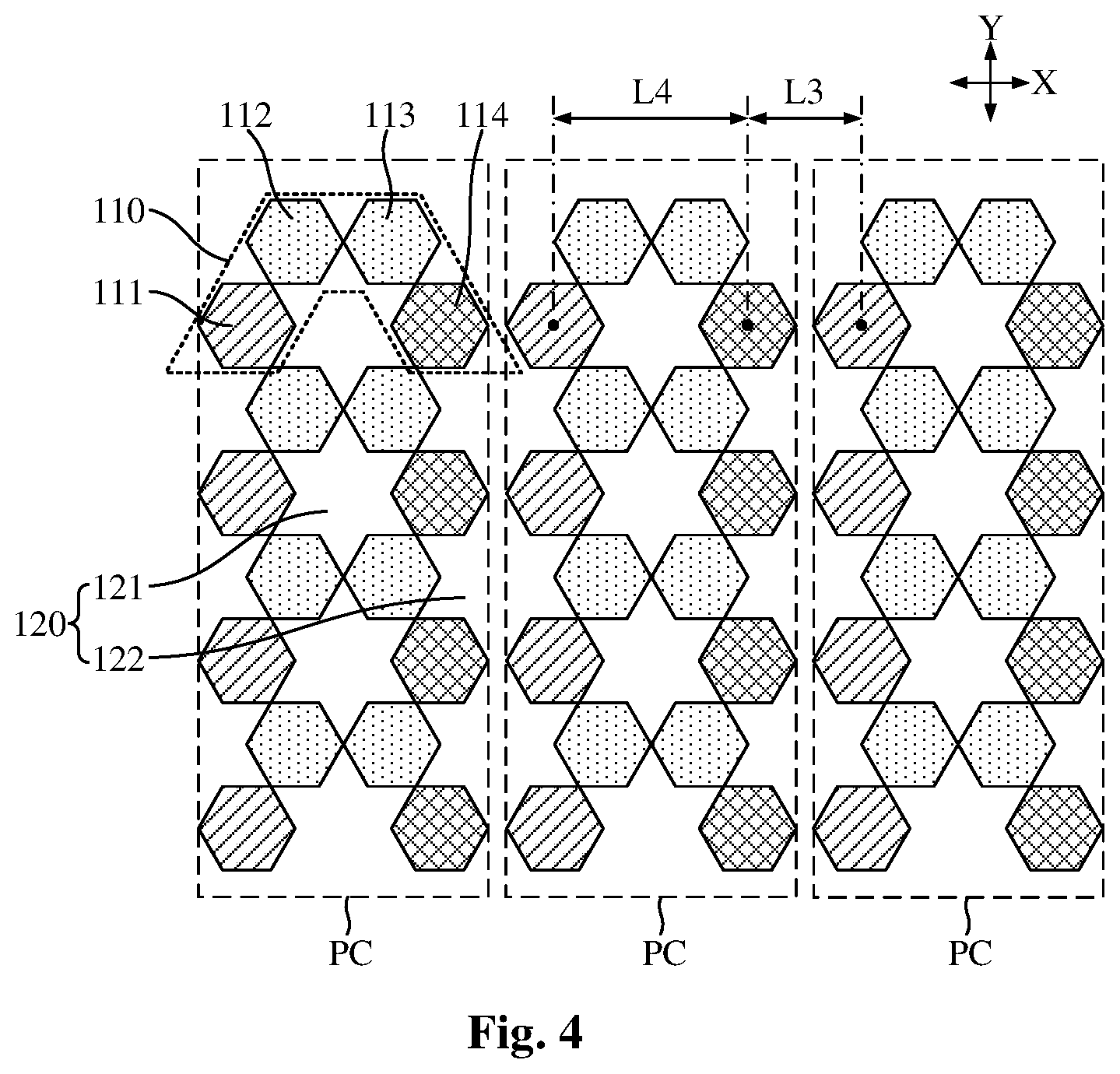 Patent US12622148 Figure 3 – Pixel structure and display panel