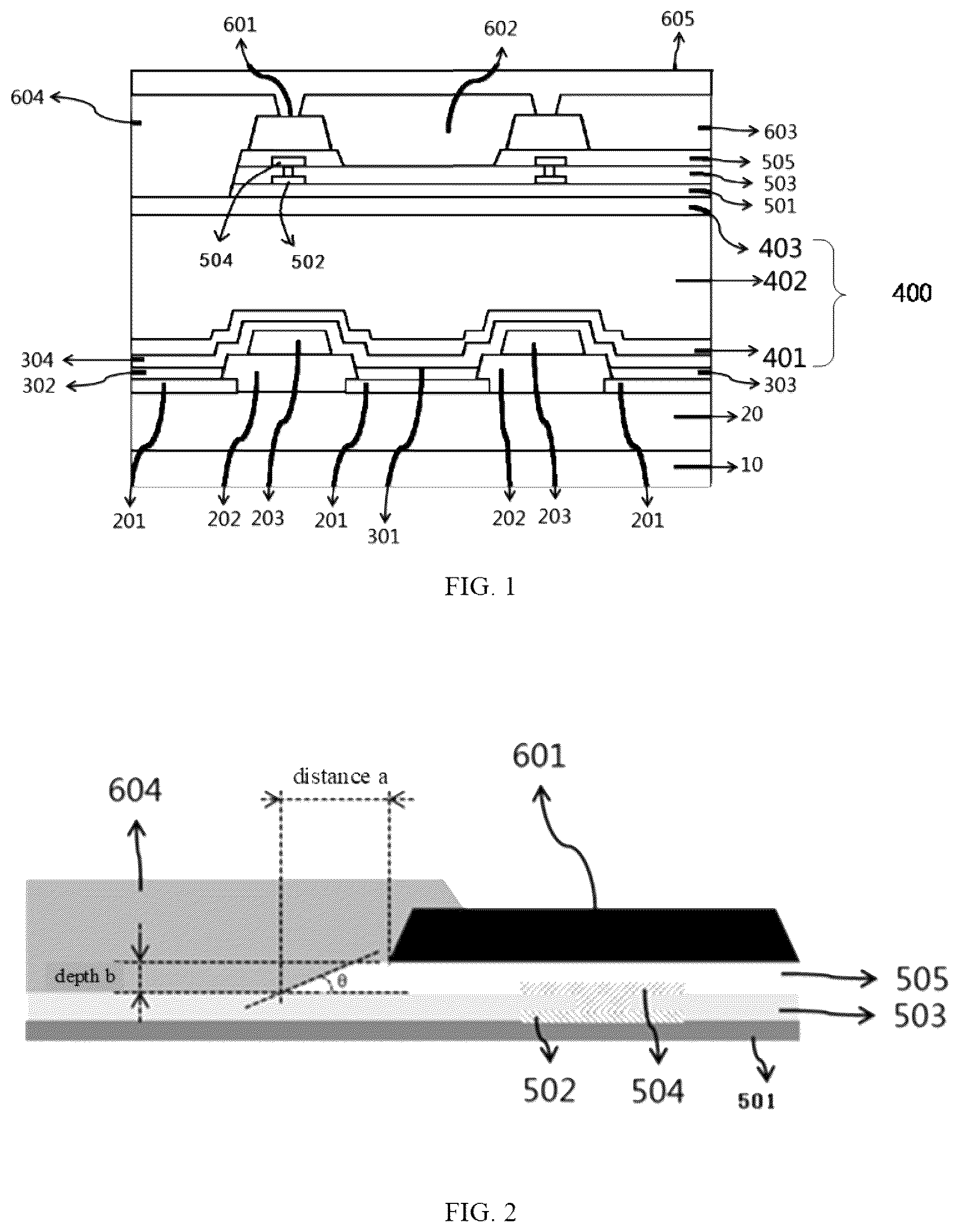 Patent US12622150 Figure 1 – Display panel and method for manufacturing the same, and displaying device