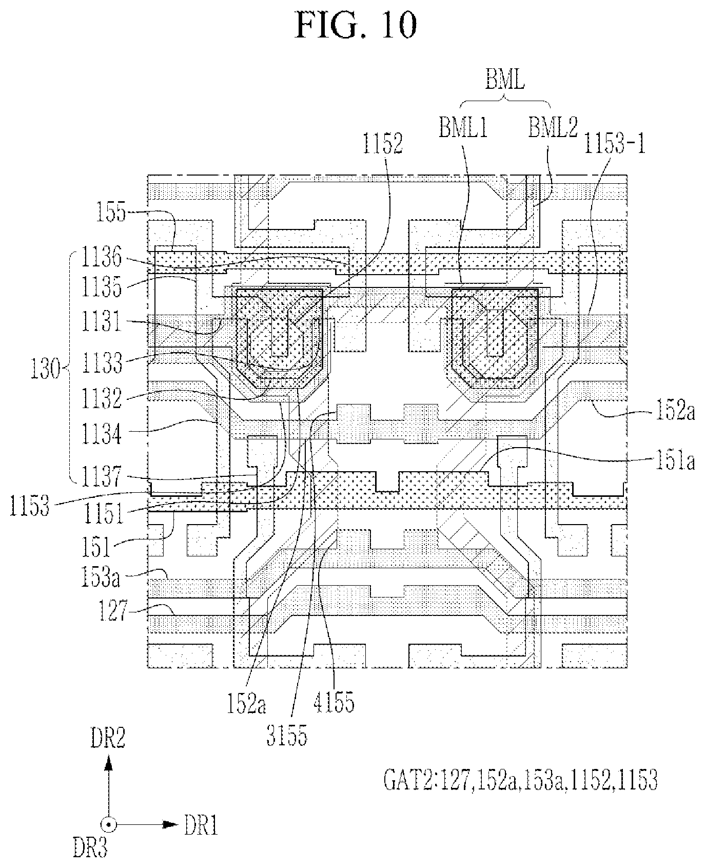 Patent US12622151 Figure 10 – Light emitting display device and electronic device having the same