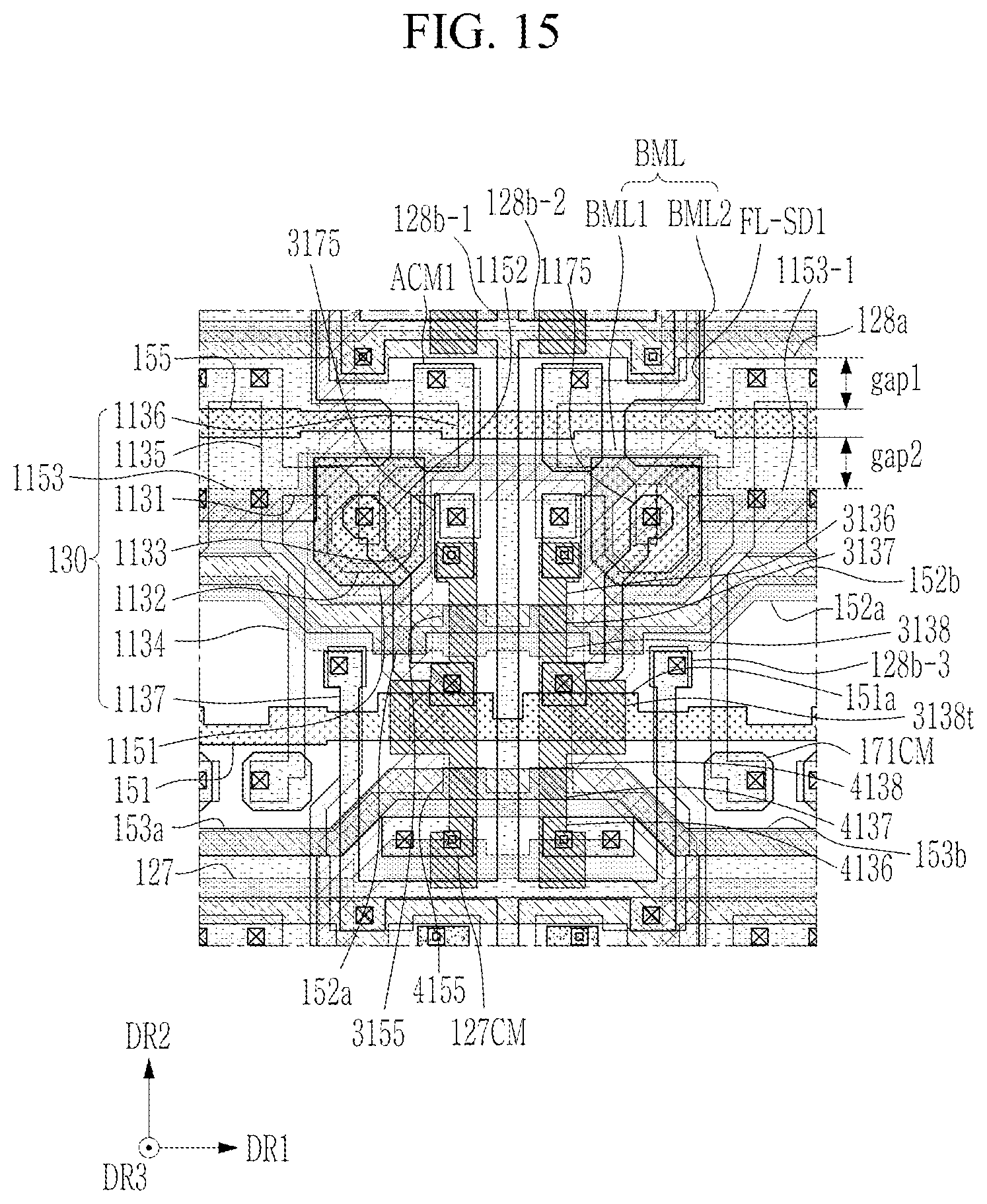 Patent US12622151 Figure 15 – Light emitting display device and electronic device having the same
