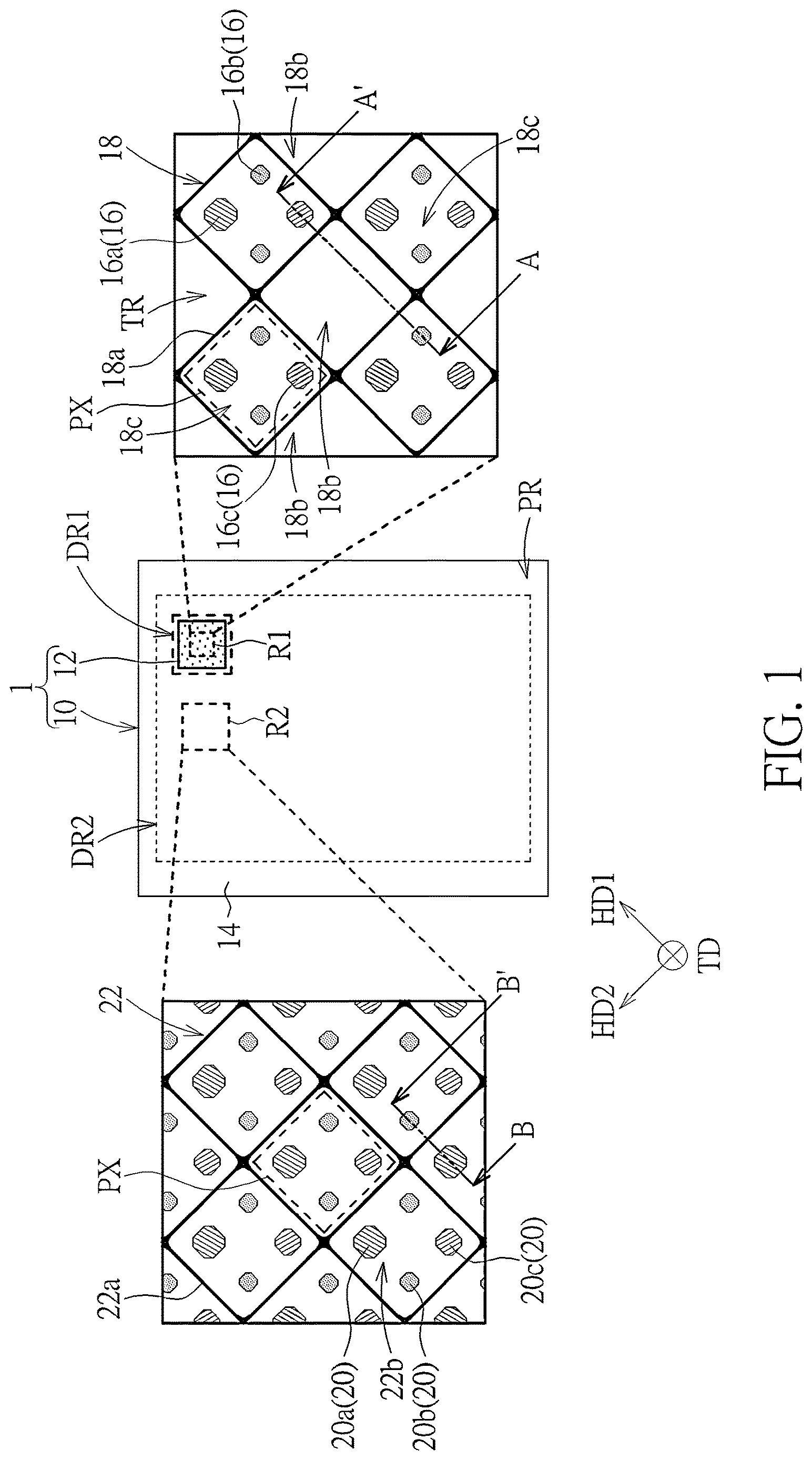 Patent US12622152 Figure 1 – Electronic device