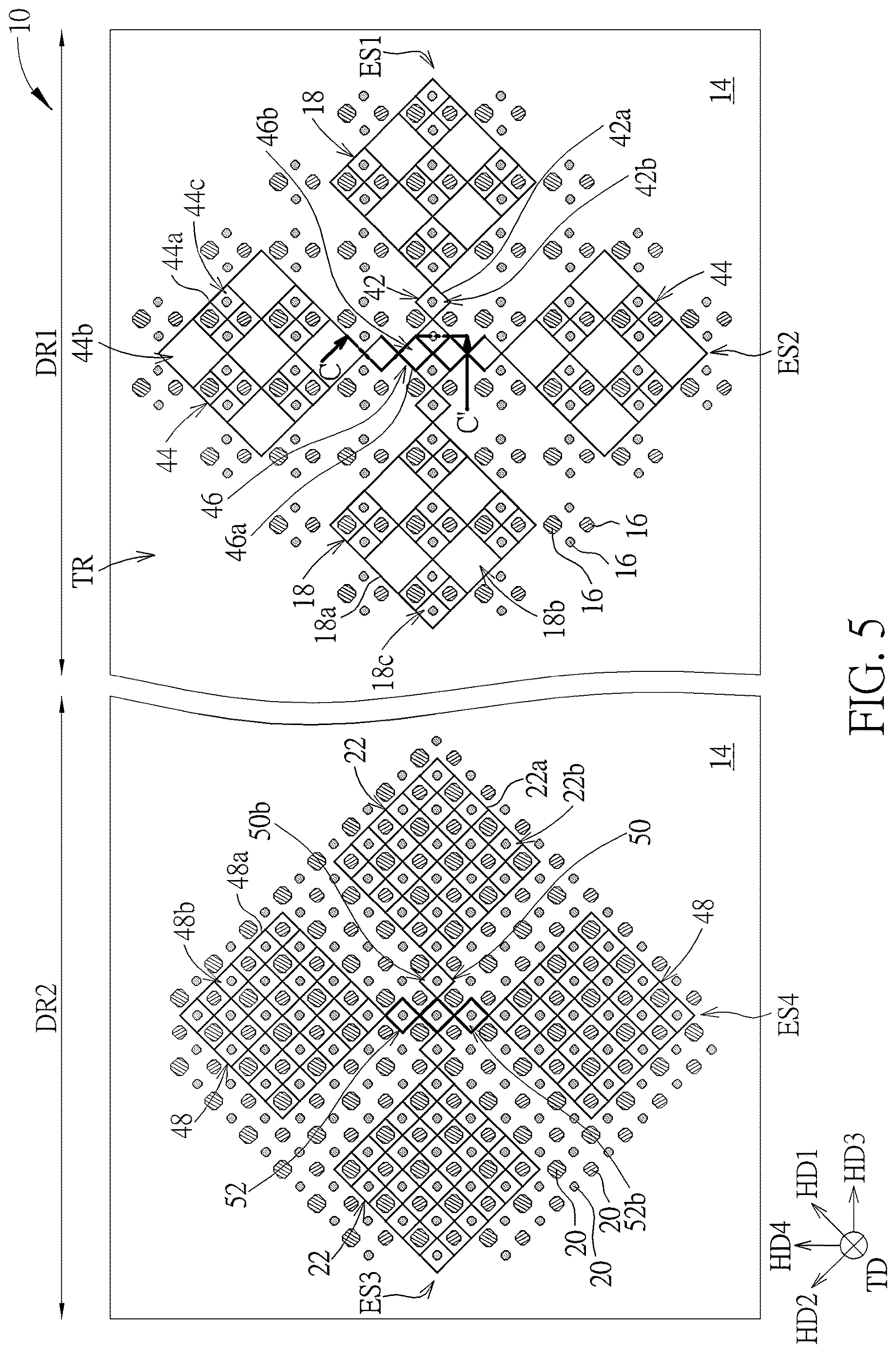 Patent US12622152 Figure 5 – Electronic device