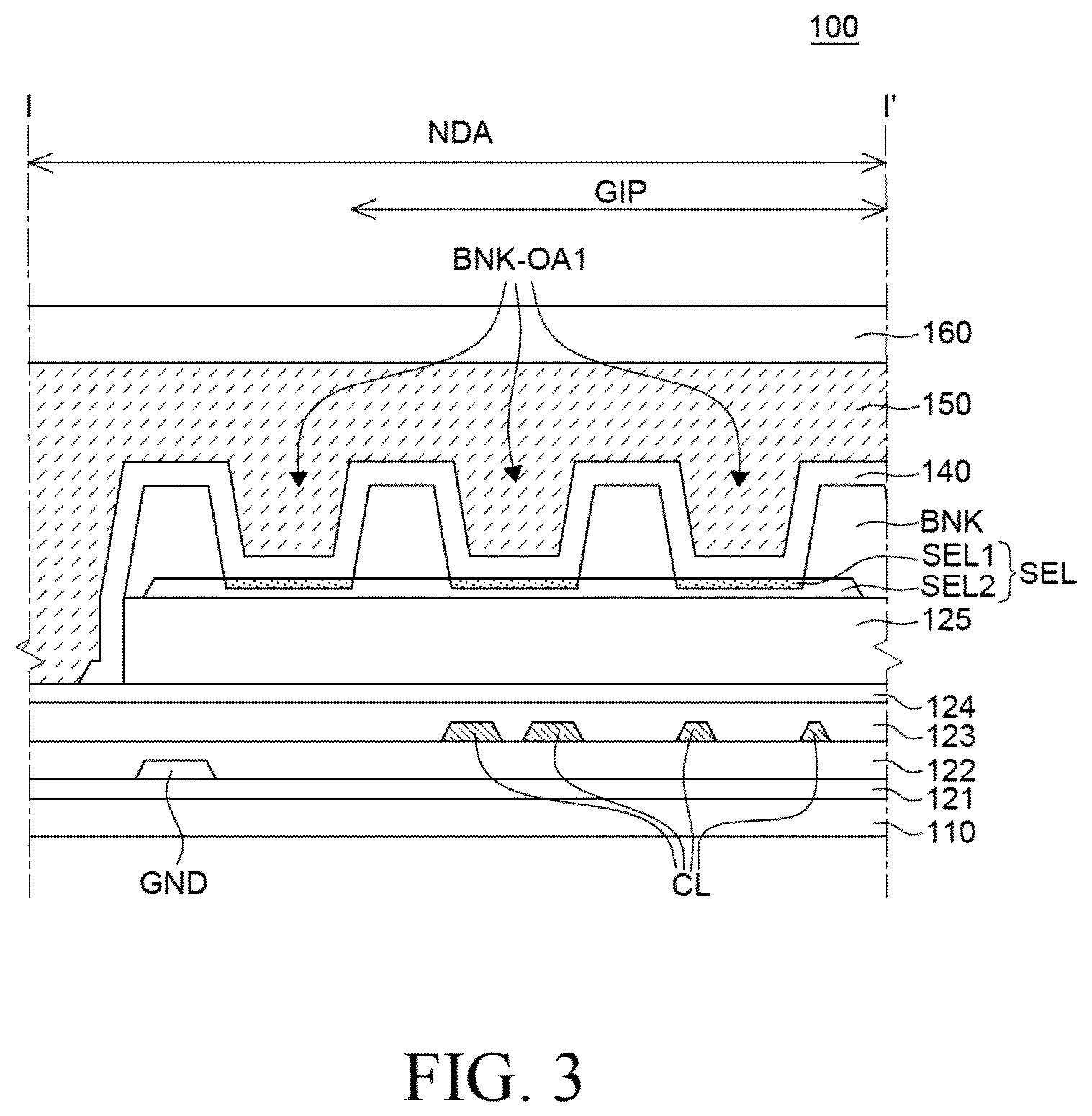 Patent US12622154 Figure 3 – Display device