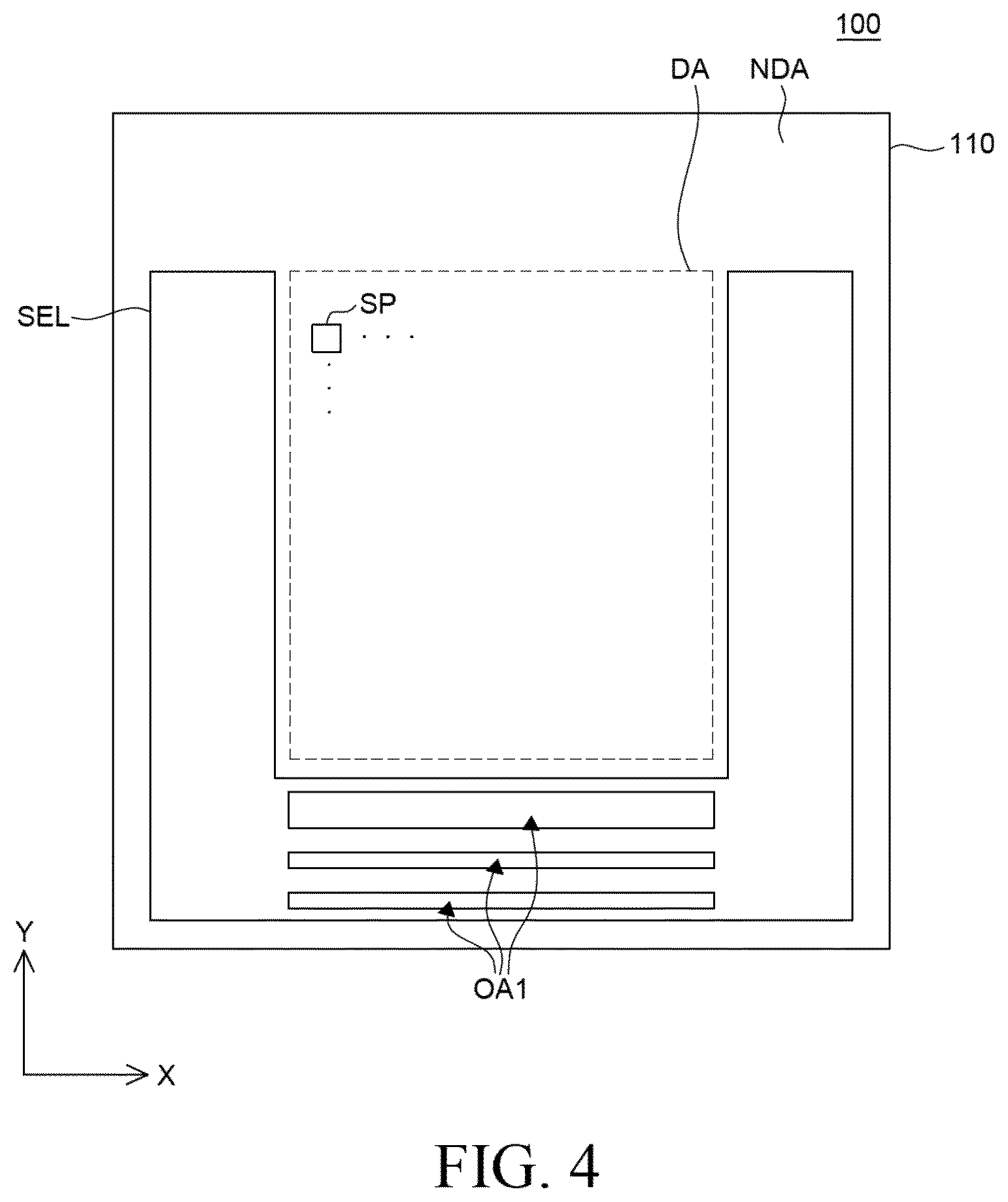 Patent US12622154 Figure 4 – Display device