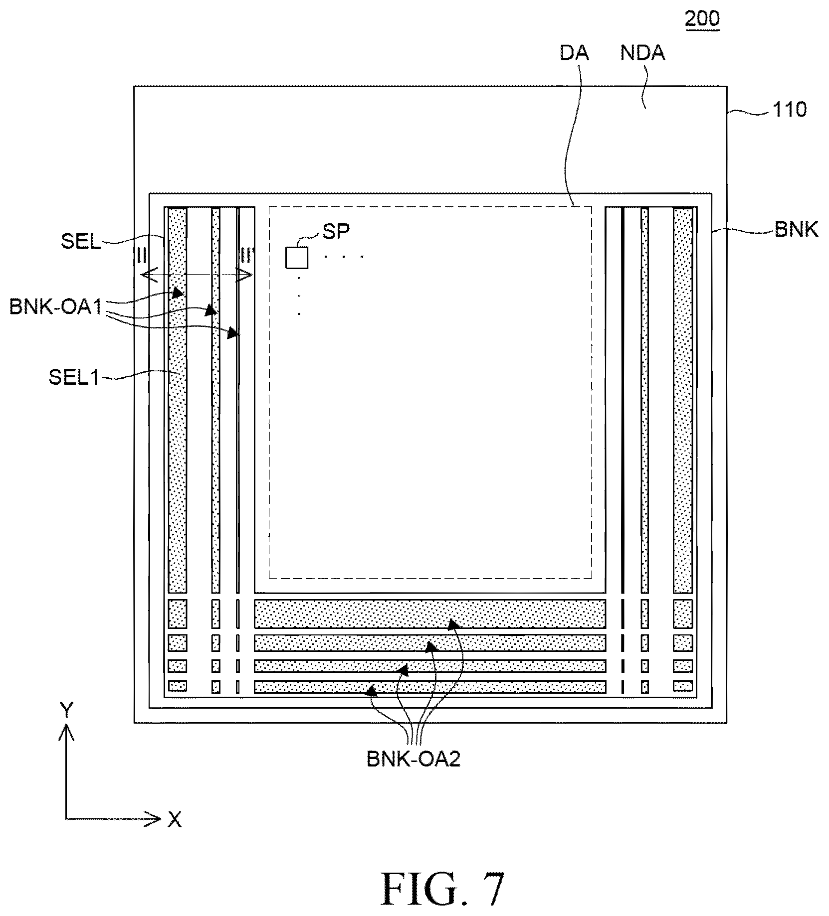 Patent US12622154 Figure 7 – Display device
