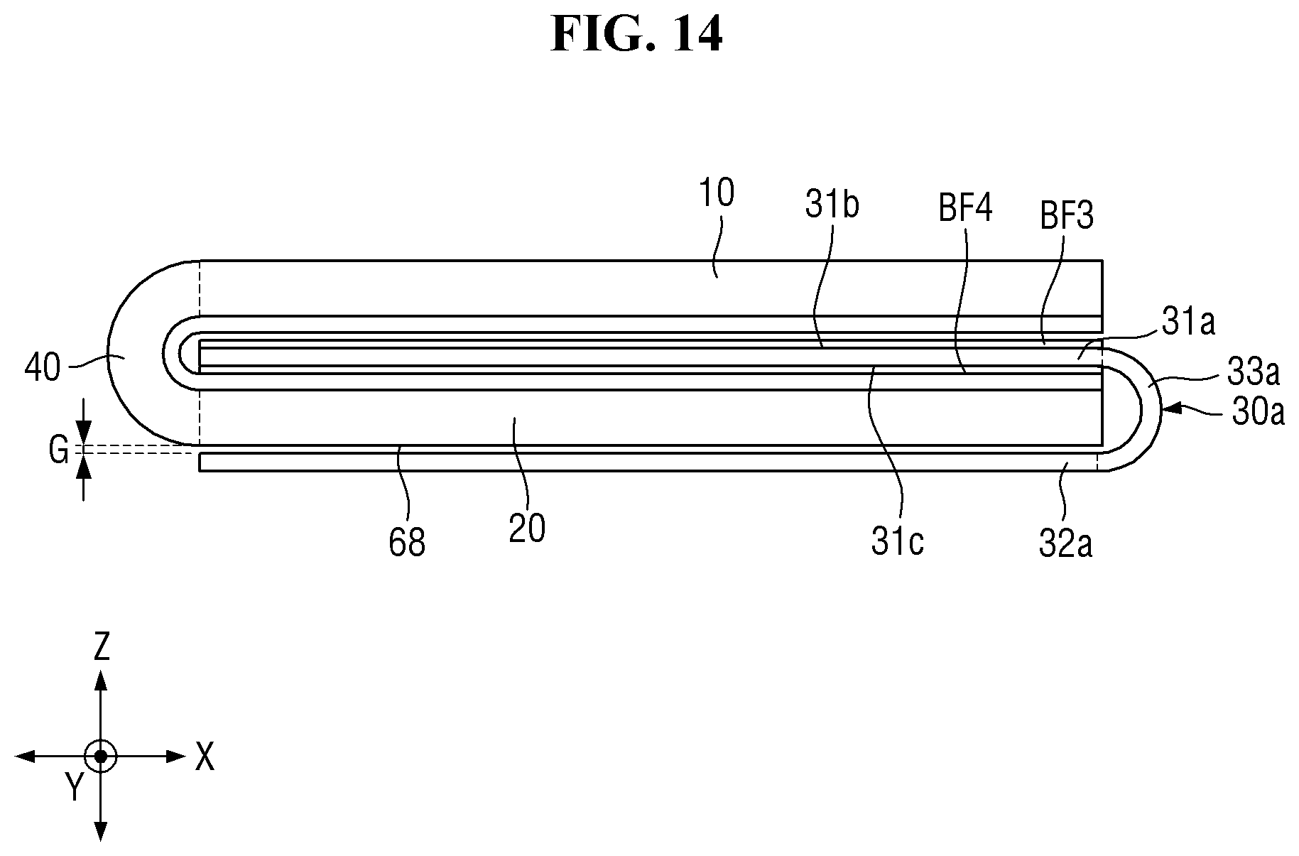 Patent US12622155 Figure 14 – Display device