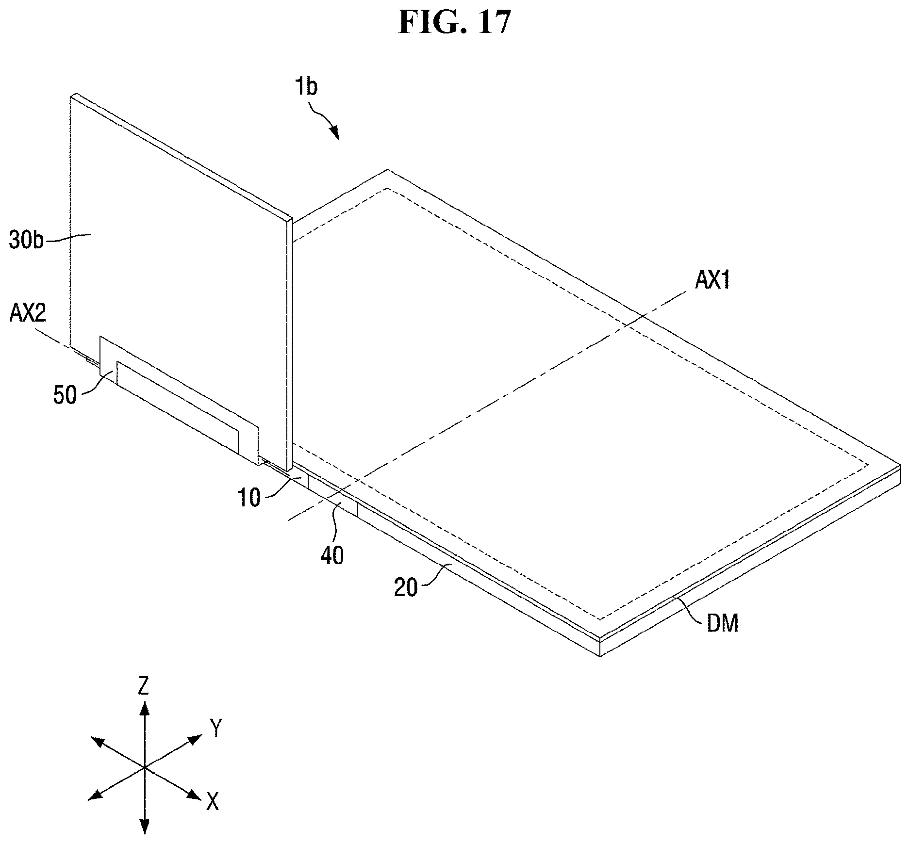 Patent US12622155 Figure 17 – Display device