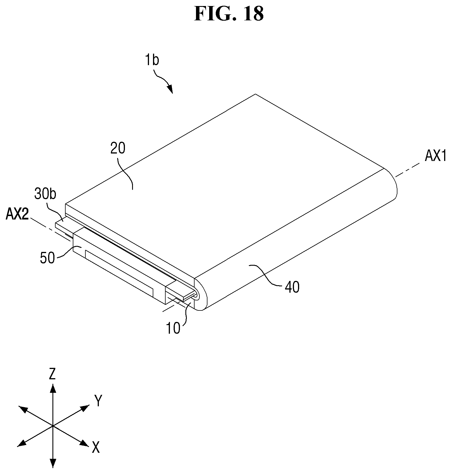 Patent US12622155 Figure 18 – Display device
