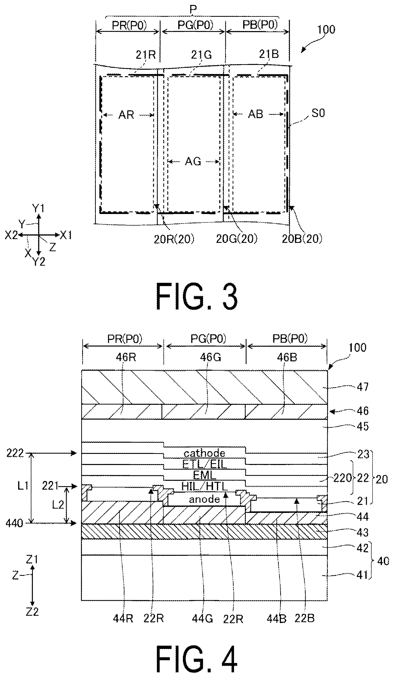 Patent US12622159 Figure 2 – Display device and electronic apparatus