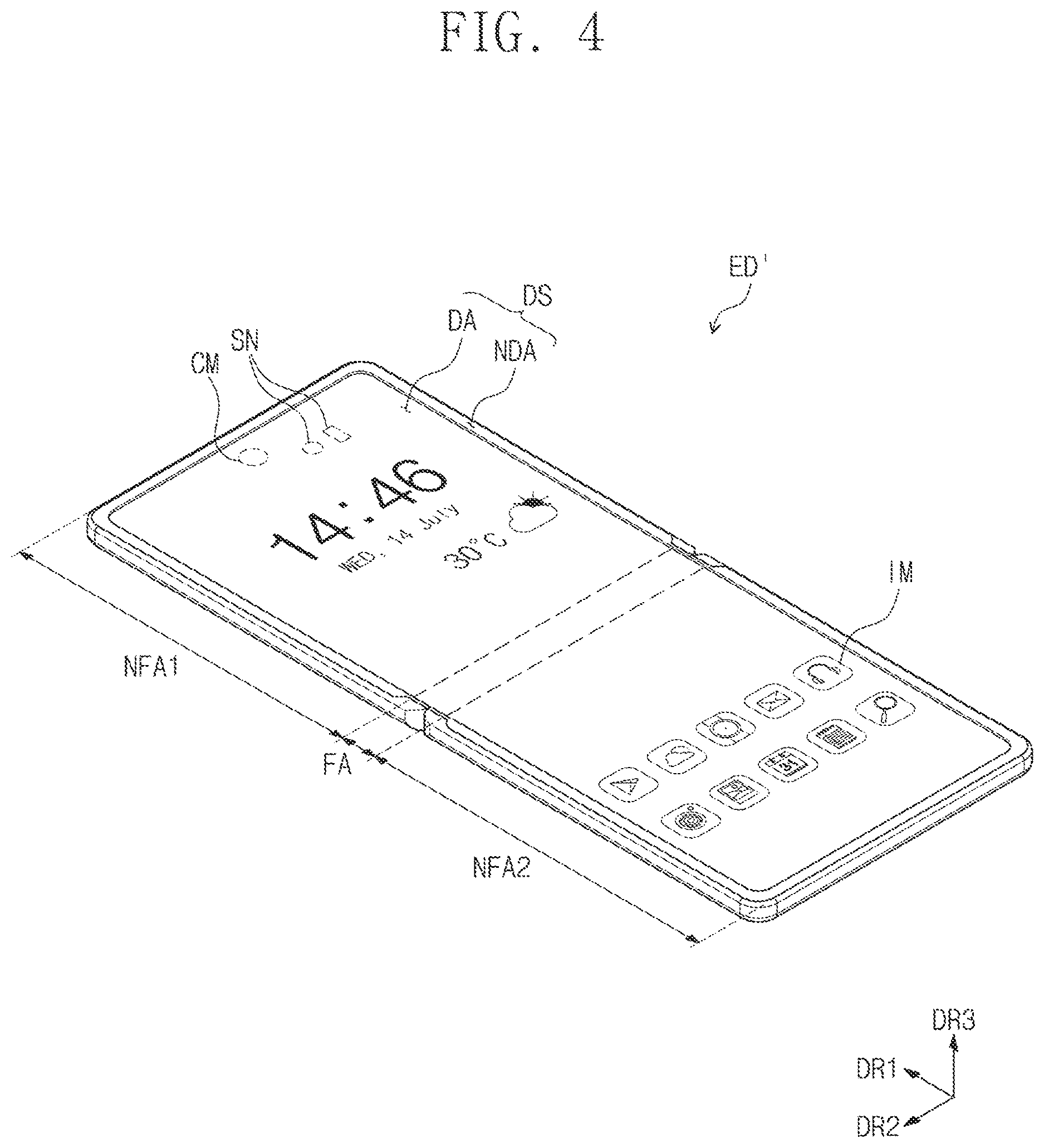 Patent US12622163 Figure 3 – Display device and method for manufacturing the same