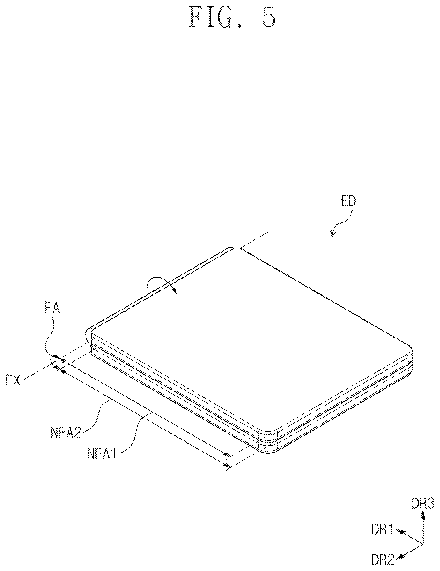 Patent US12622163 Figure 4 – Display device and method for manufacturing the same
