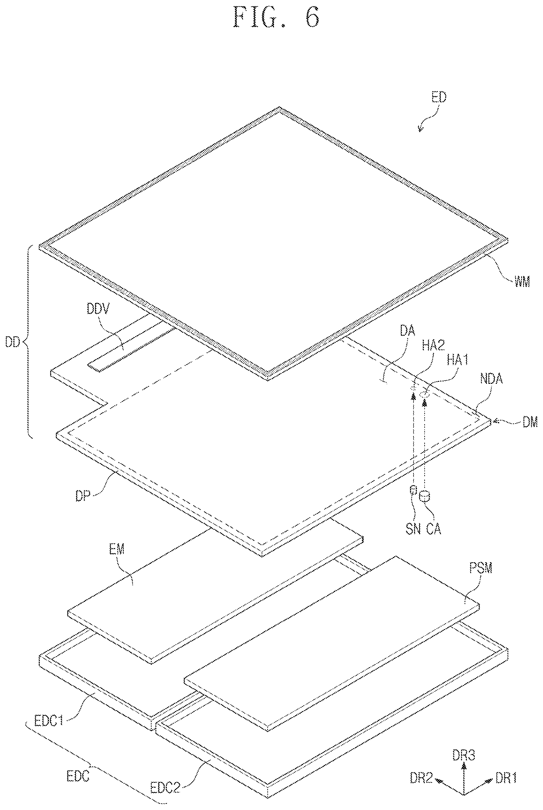 Patent US12622163 Figure 5 – Display device and method for manufacturing the same