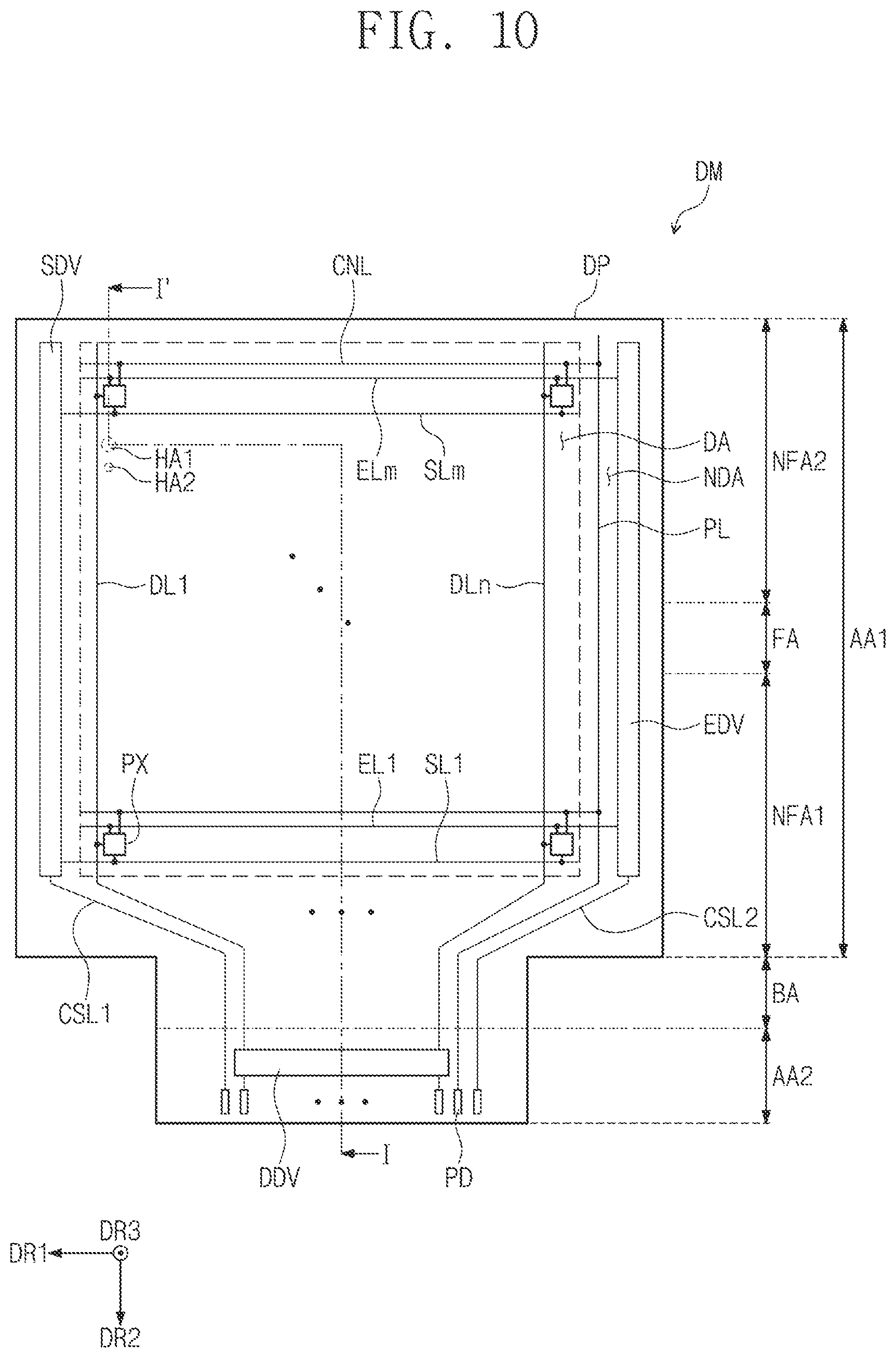 Patent US12622163 Figure 8 – Display device and method for manufacturing the same