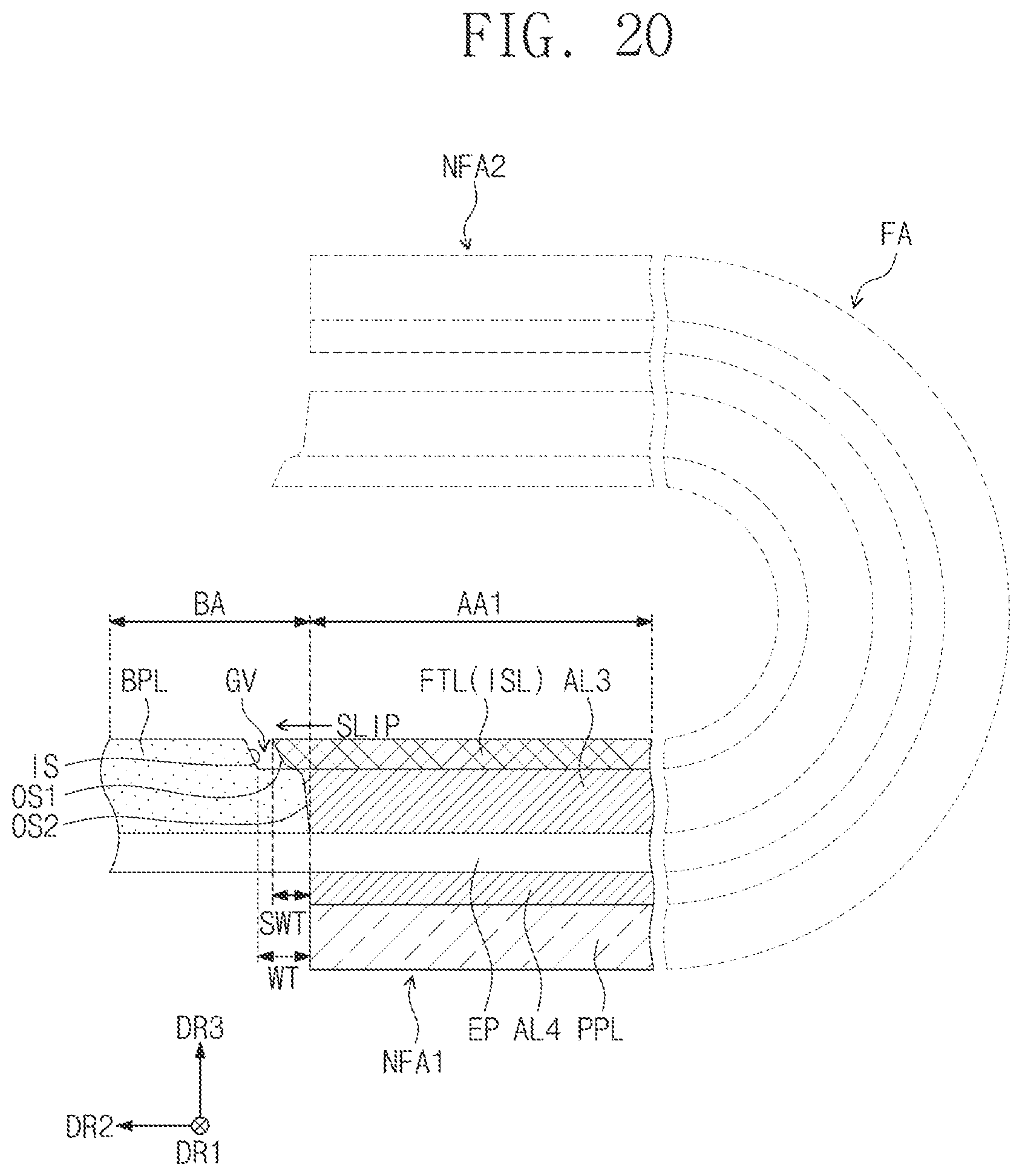 Patent US12622163 Figure 17 – Display device and method for manufacturing the same